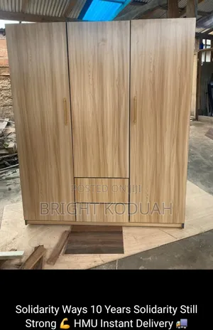 Bright Laminated Three in One Wardrobe