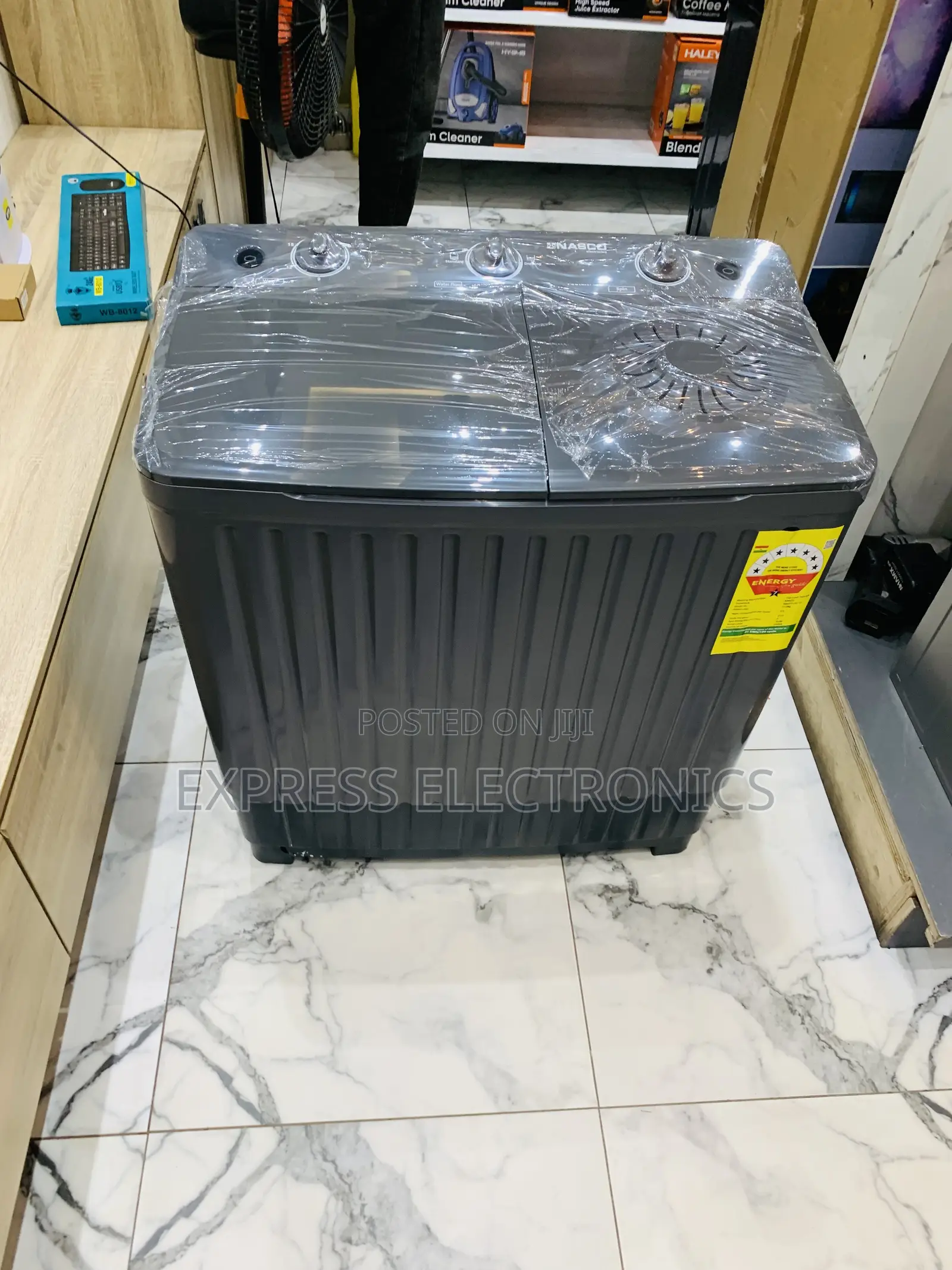 Get a New Black Nasco 11kg Topload Semi Automatic