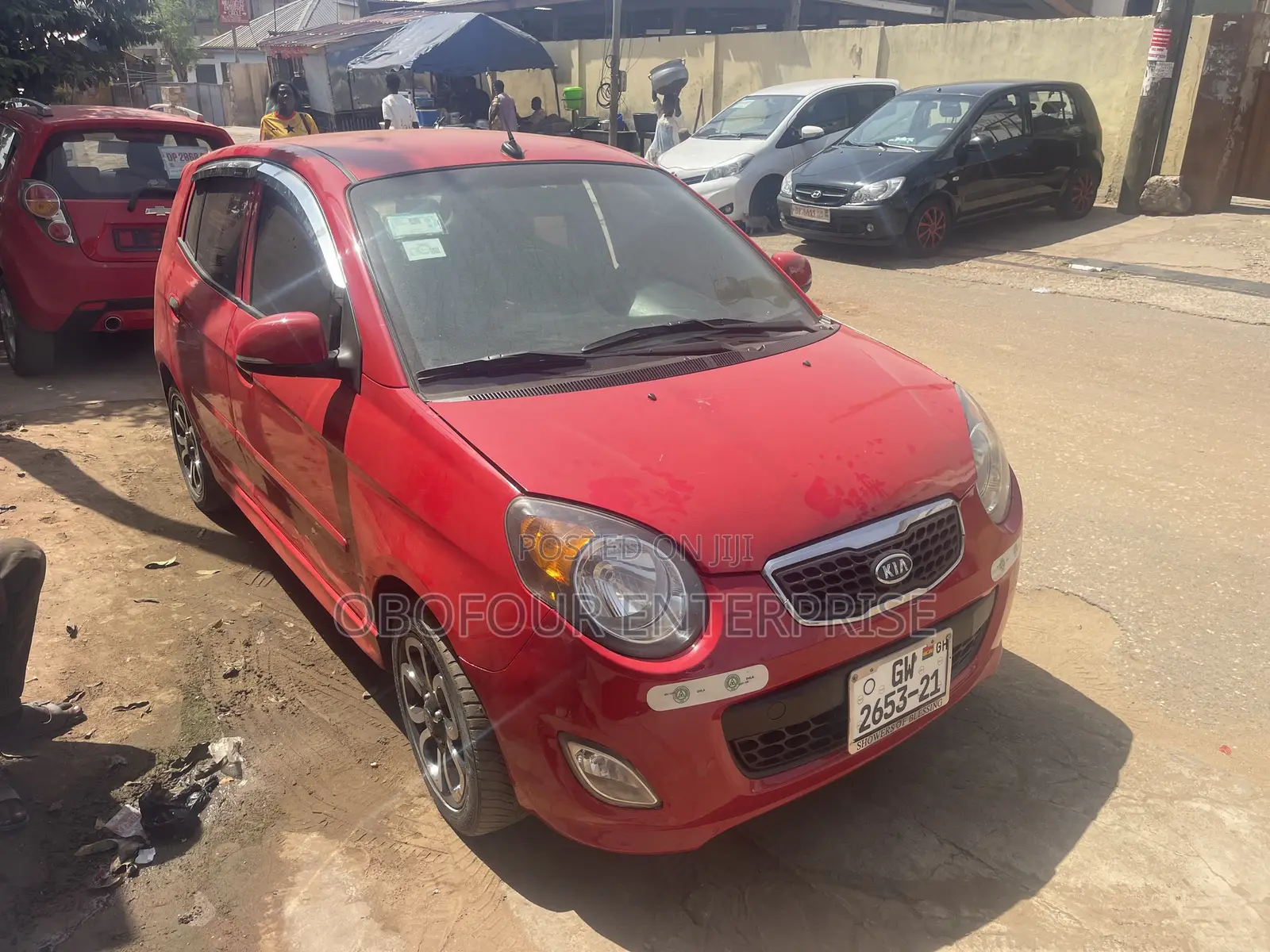 Kia Morning 2012 Red