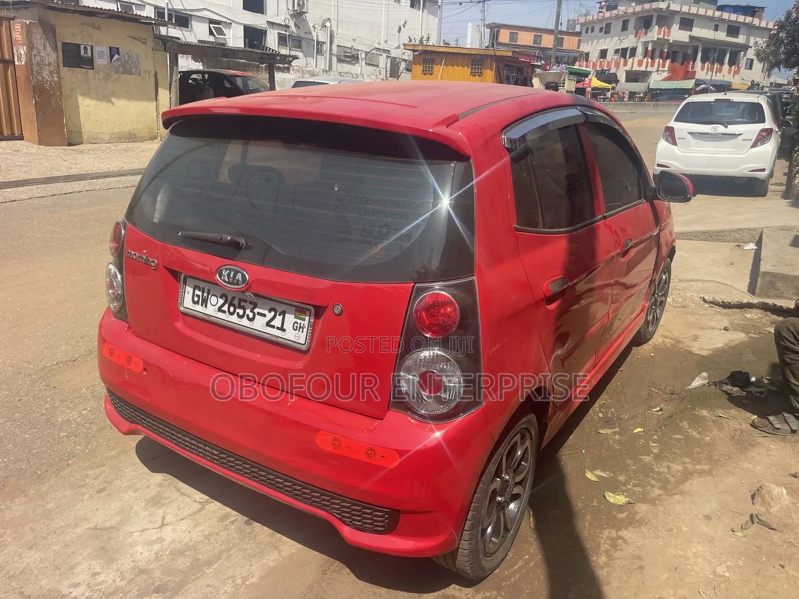 Kia Morning 2012 Red