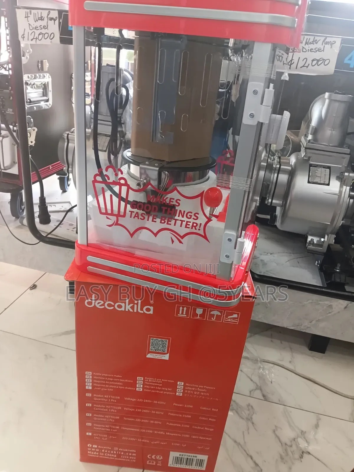 10-Cup Jumbo Popcorn Maker: Perfect for Gatherings
