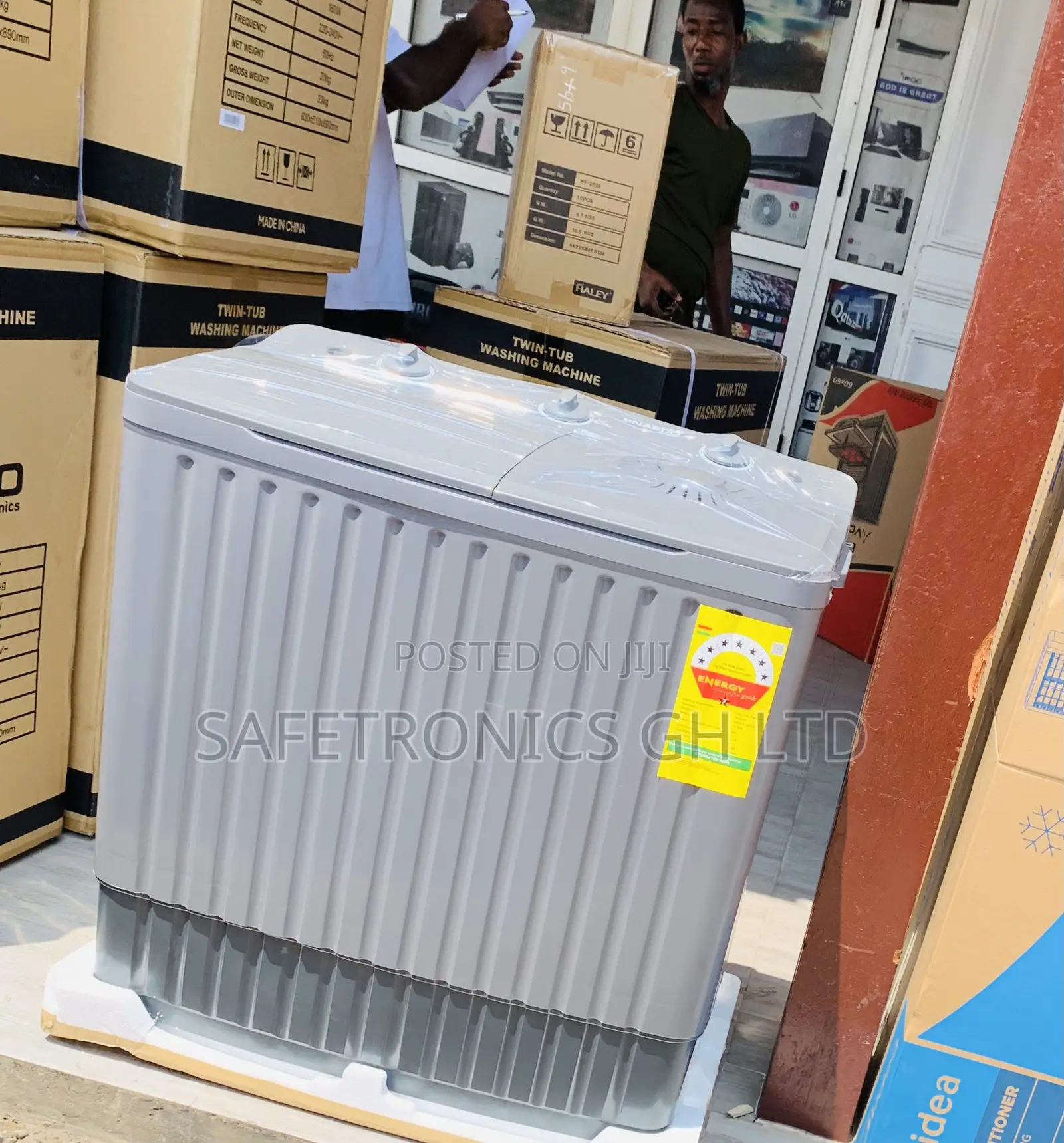 Ultra Modern (11kg Grey Nasco) Washing Machine