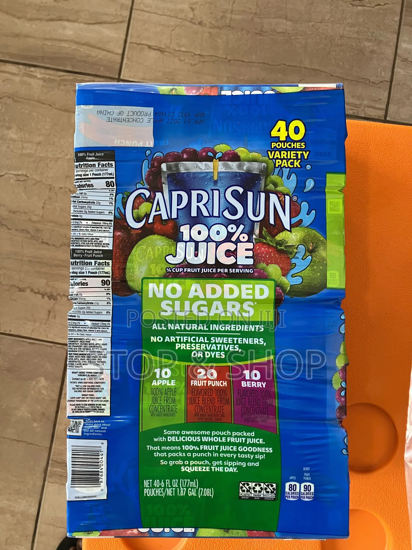 Caprisun 100% Juice Pack