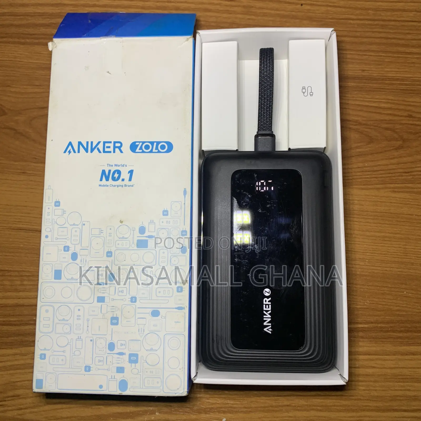 Original Anker Zolo 20000mah Power Bank(30w Fast Charging)