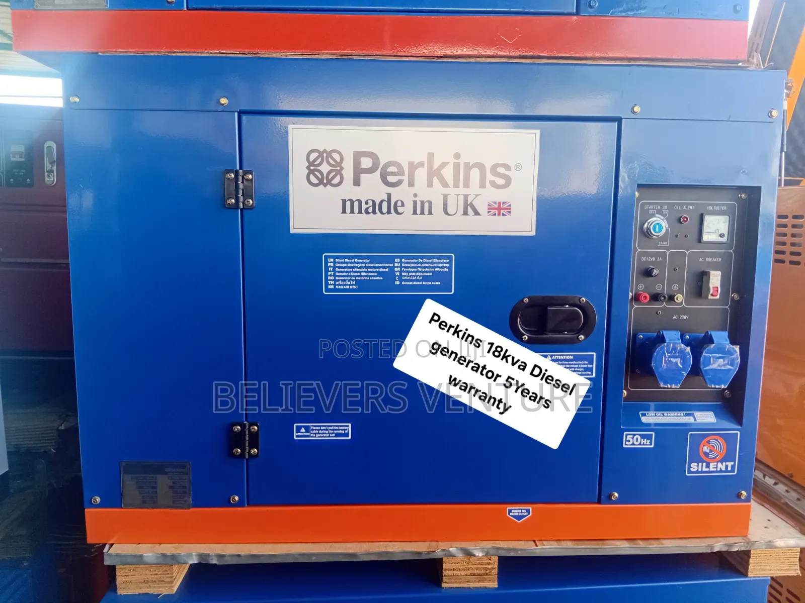 Perkins 18kVA Diesel Generator Strong Performance and Reliable Backup