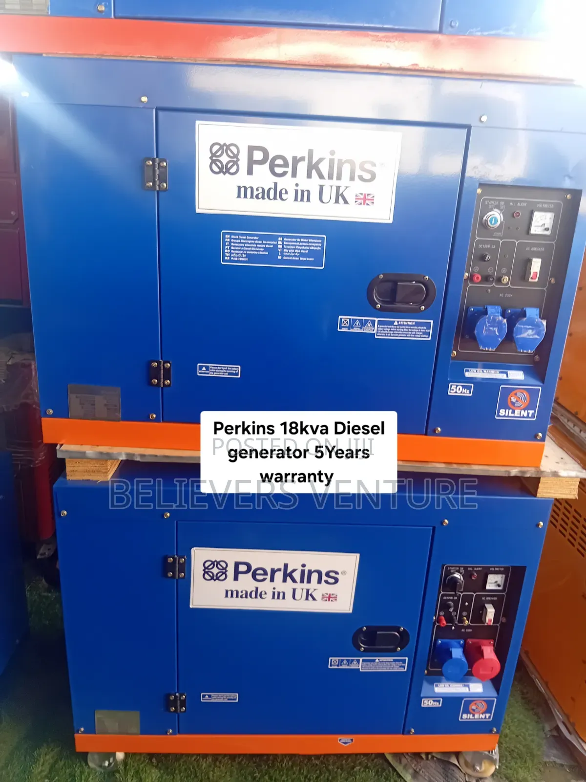 Perkins 18kVA Generator – Quality Diesel Power for Home and Office