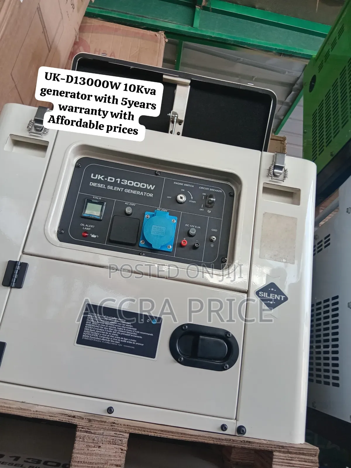 Get More Power for UK-D13000W 10KVA Generator With 5Years Warranty