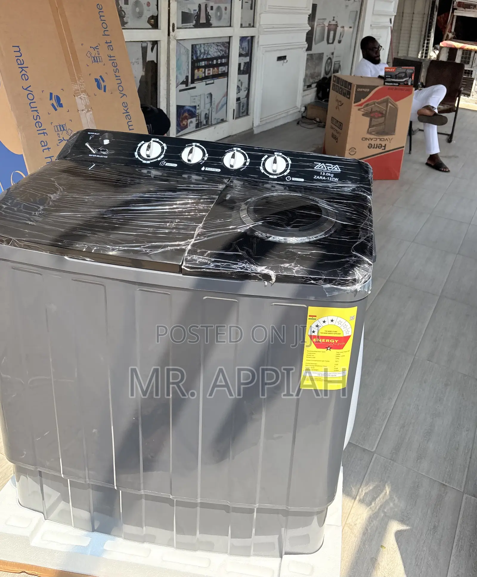 Budget-Friendly Zara 13kg Semi-Automatic Washing Machine