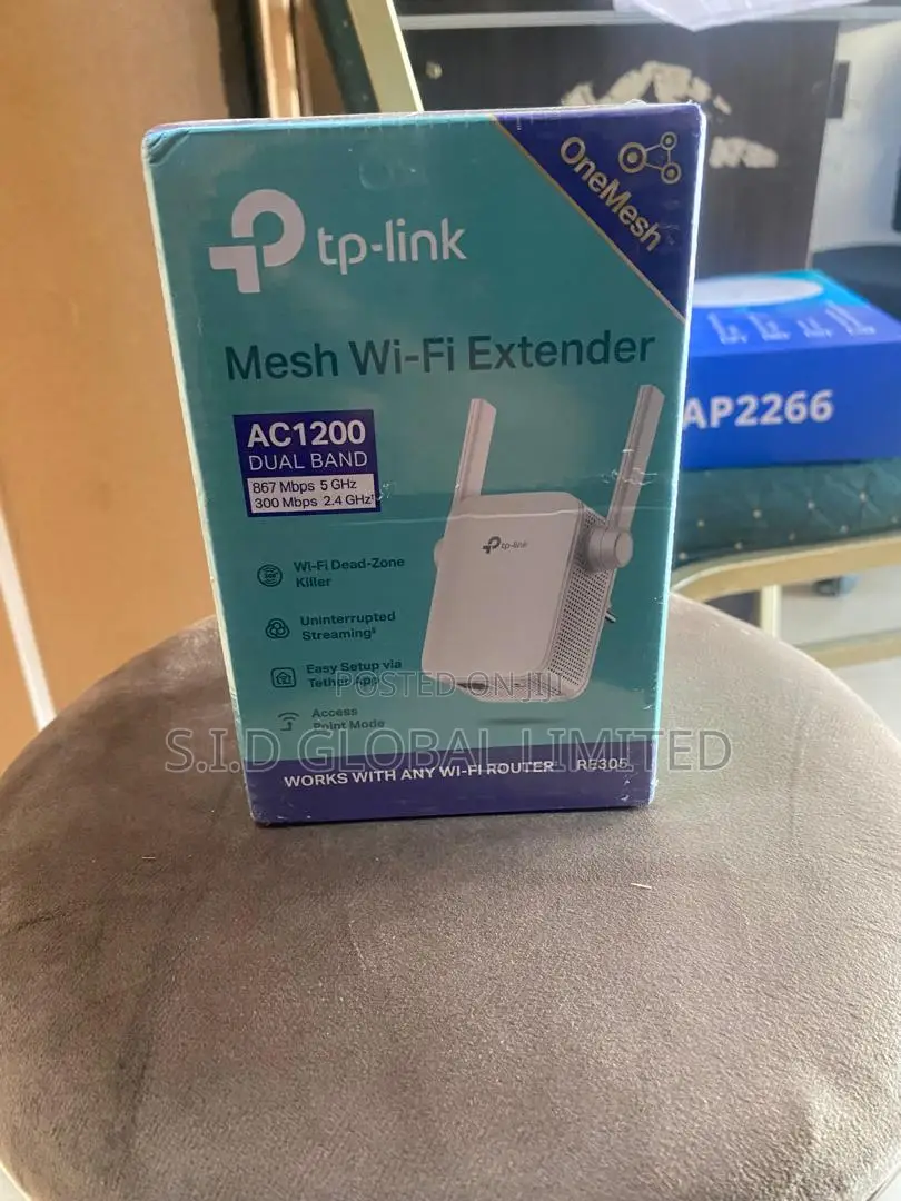 Easy Setup via Tether App TP-Link Mesh Wi-Fi Extender Re305