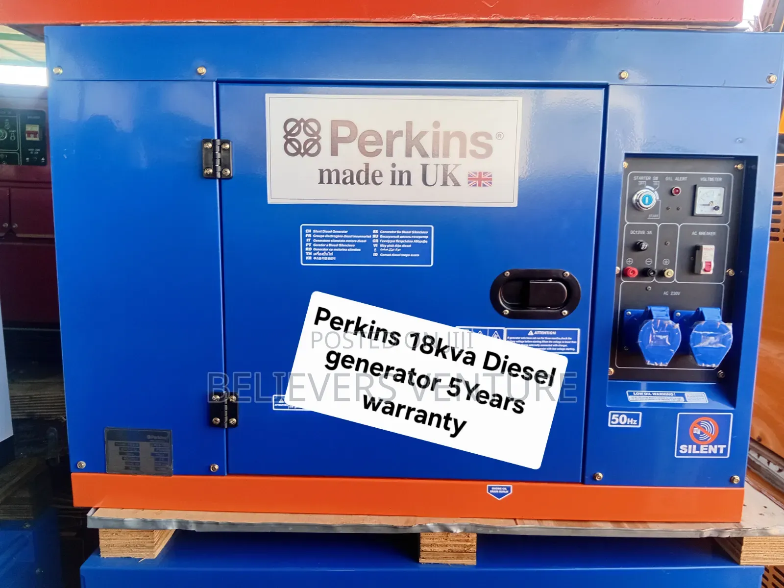 Perkins 18kVA Diesel Generator – ReliableDieselPower to Keep You Going