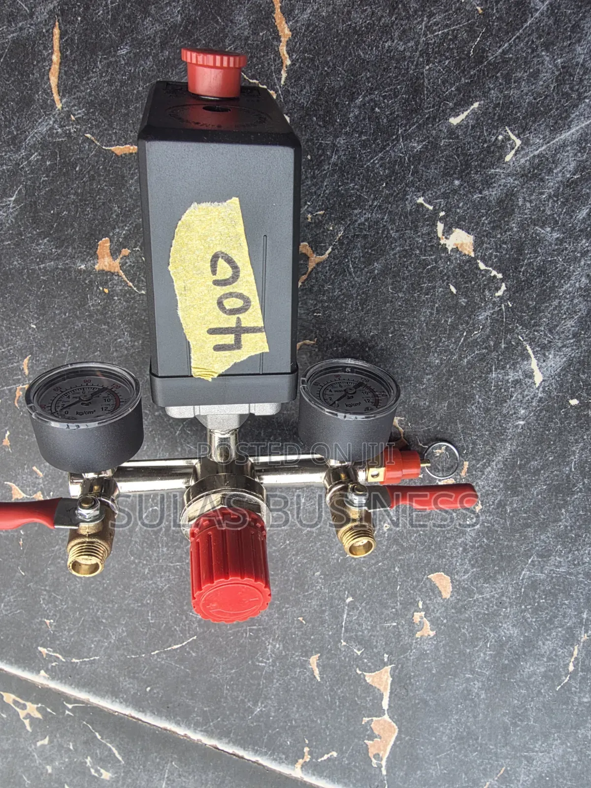 Air Compressor Gauge Plus Switch