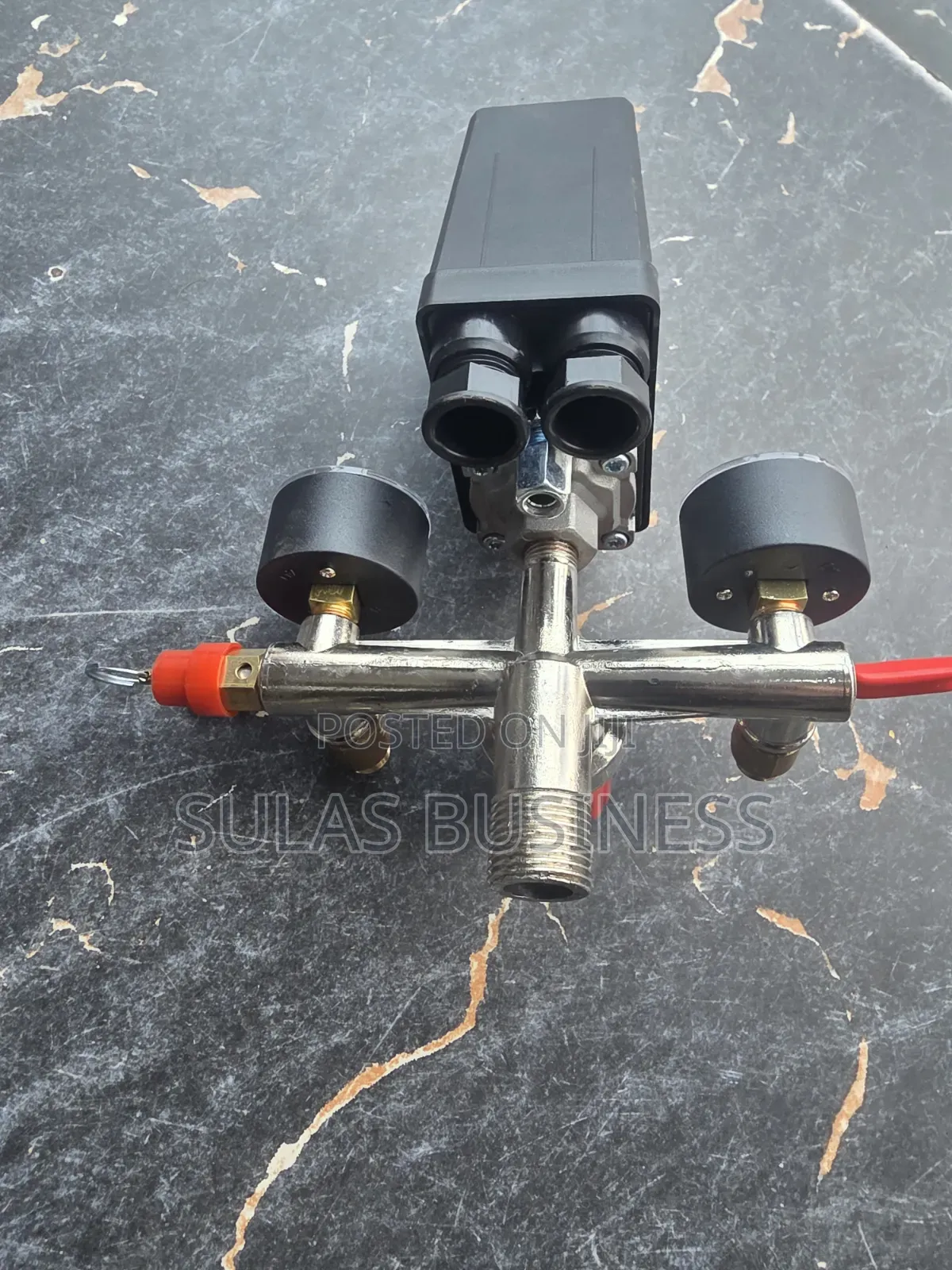 Air Compressor Gauge Plus Switch