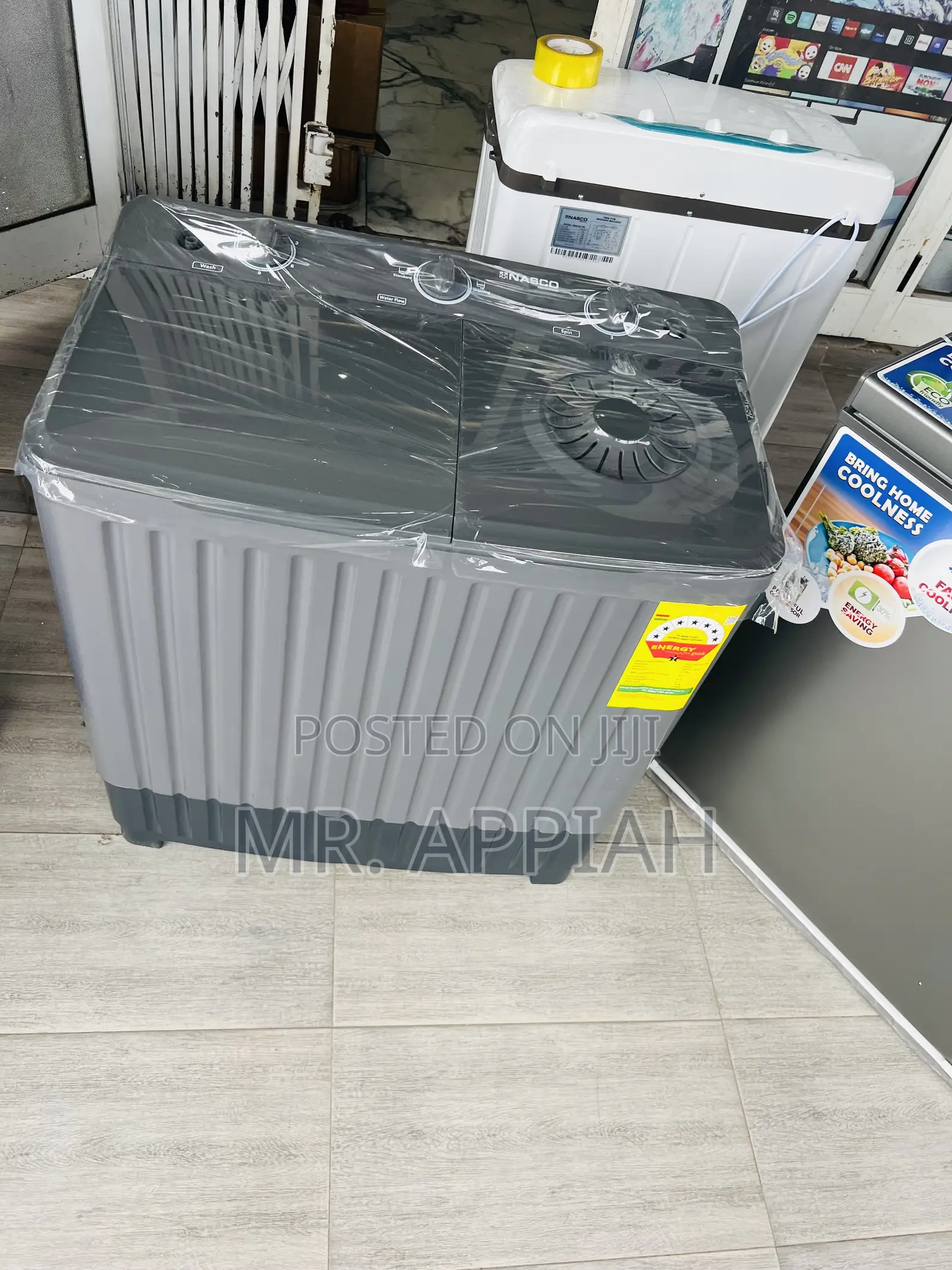 Budget-Friendly Nasco Twin Tub Washing Machine(dark Gray) 