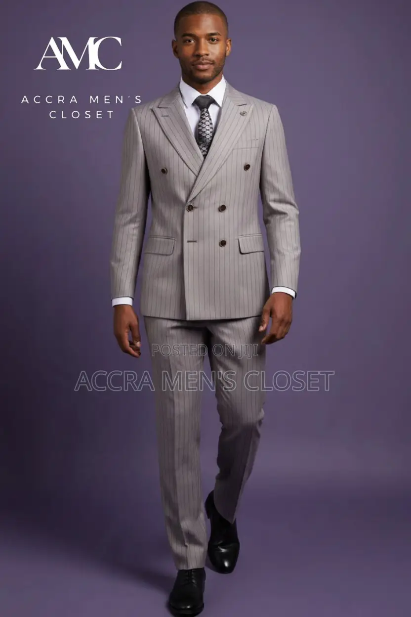 Premium Double-Breasted Suit