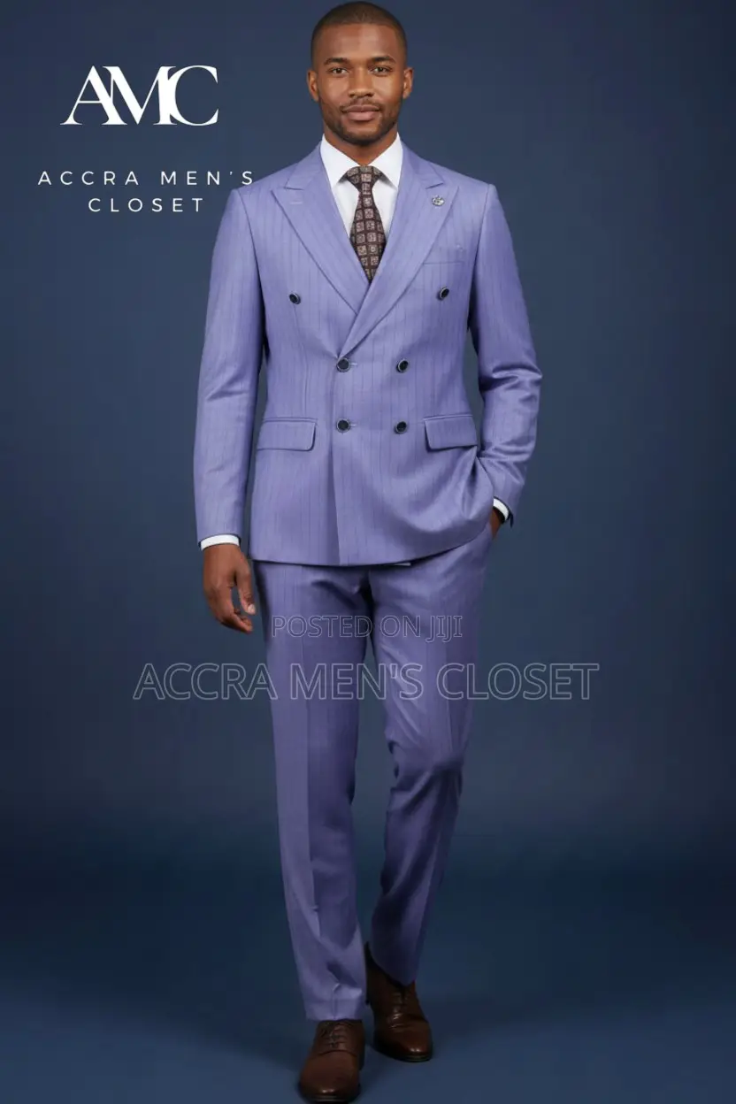 Premium Double-Breasted Suit