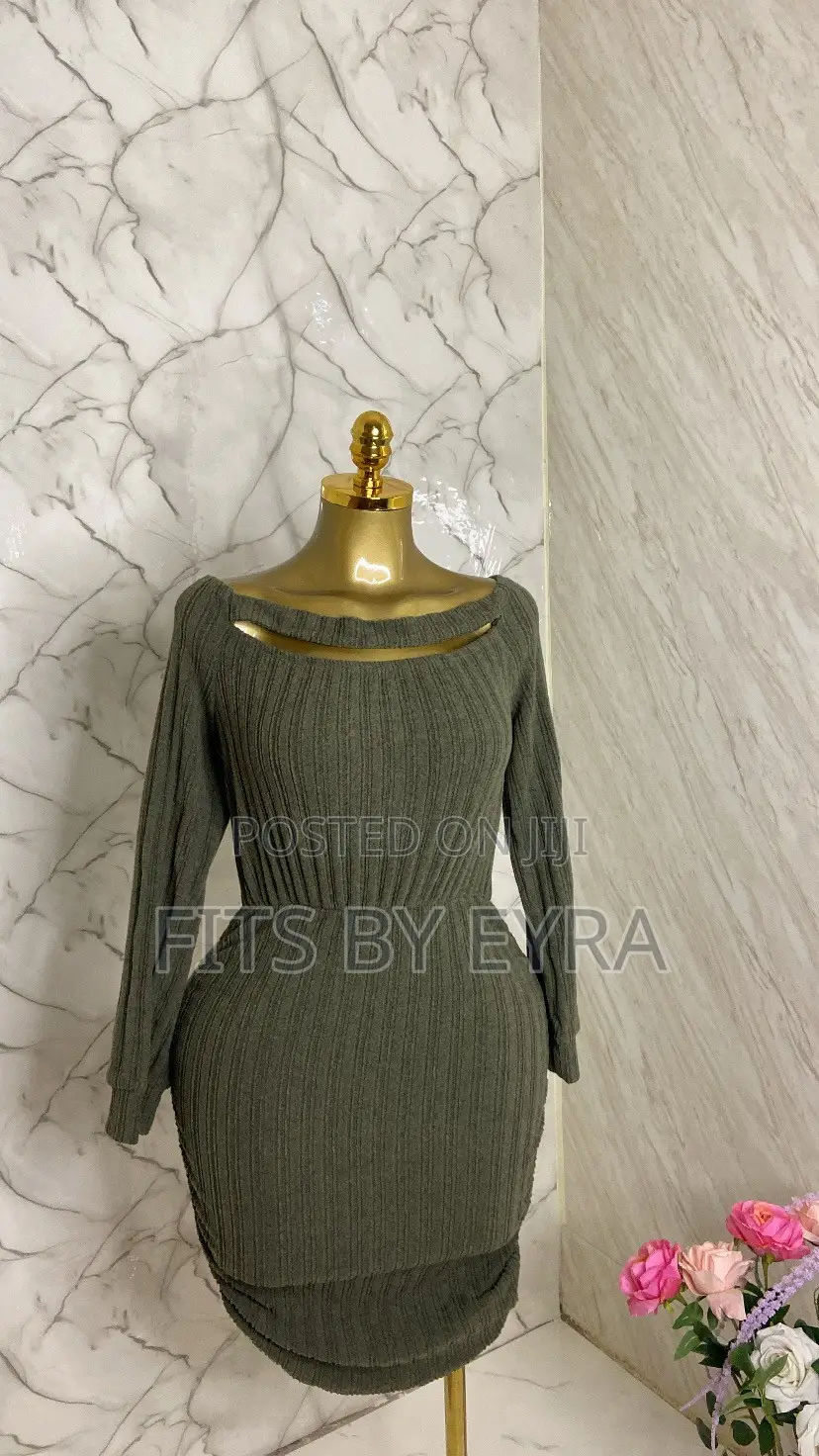 Olive Elegance Dress