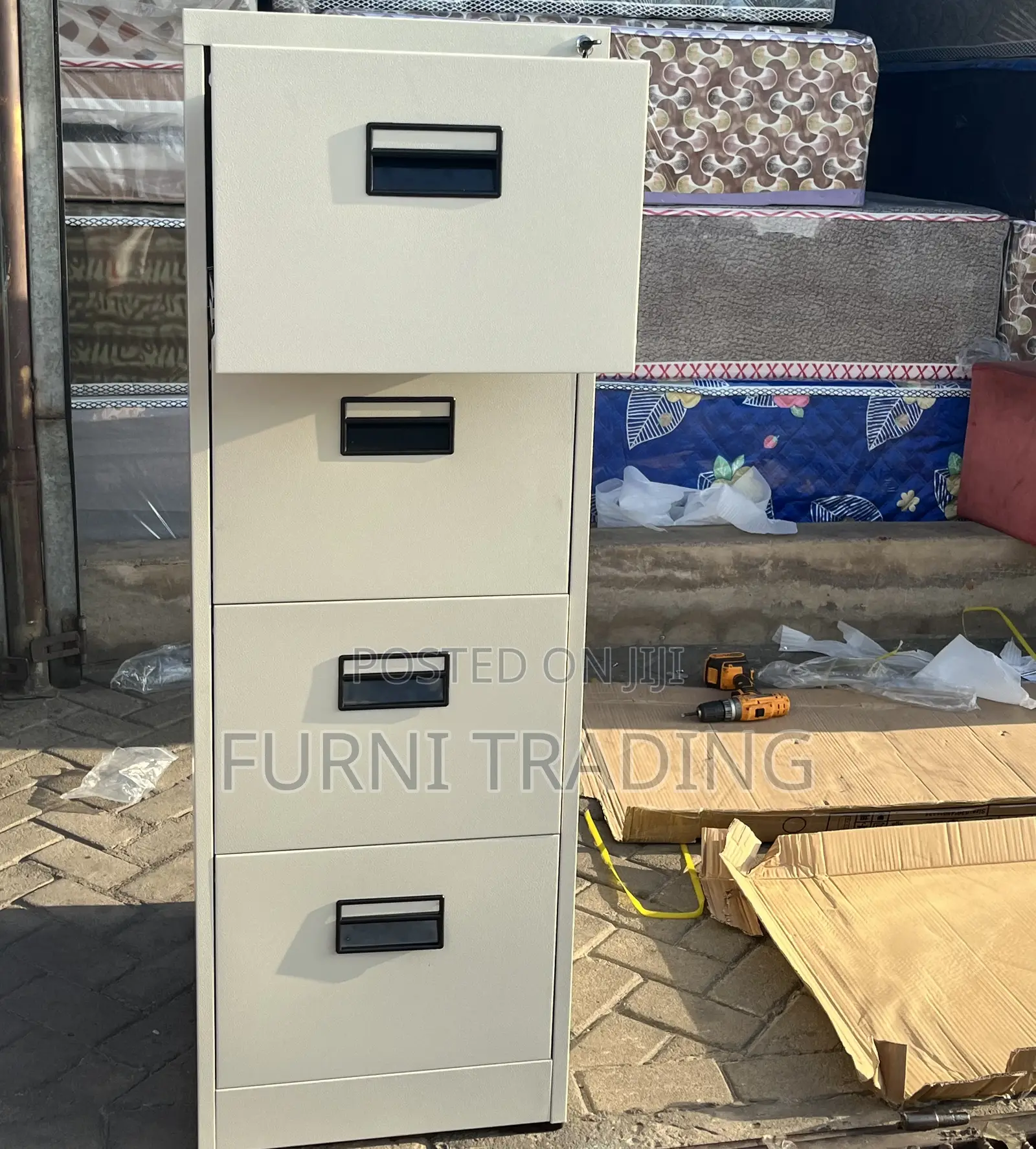 4-Drawer Metal Office Filing Cabinet