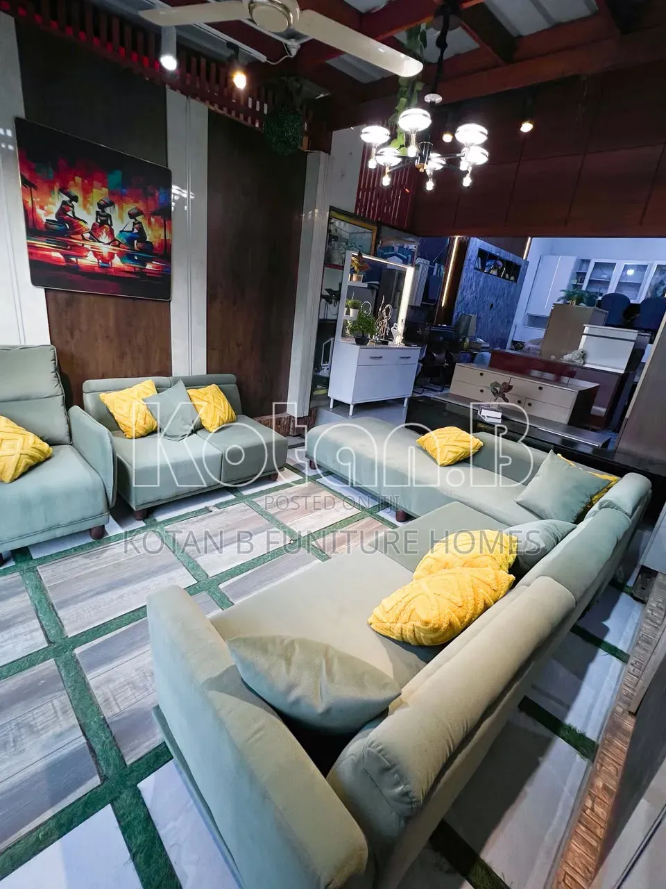 10 Seater L-Shaped Sofa