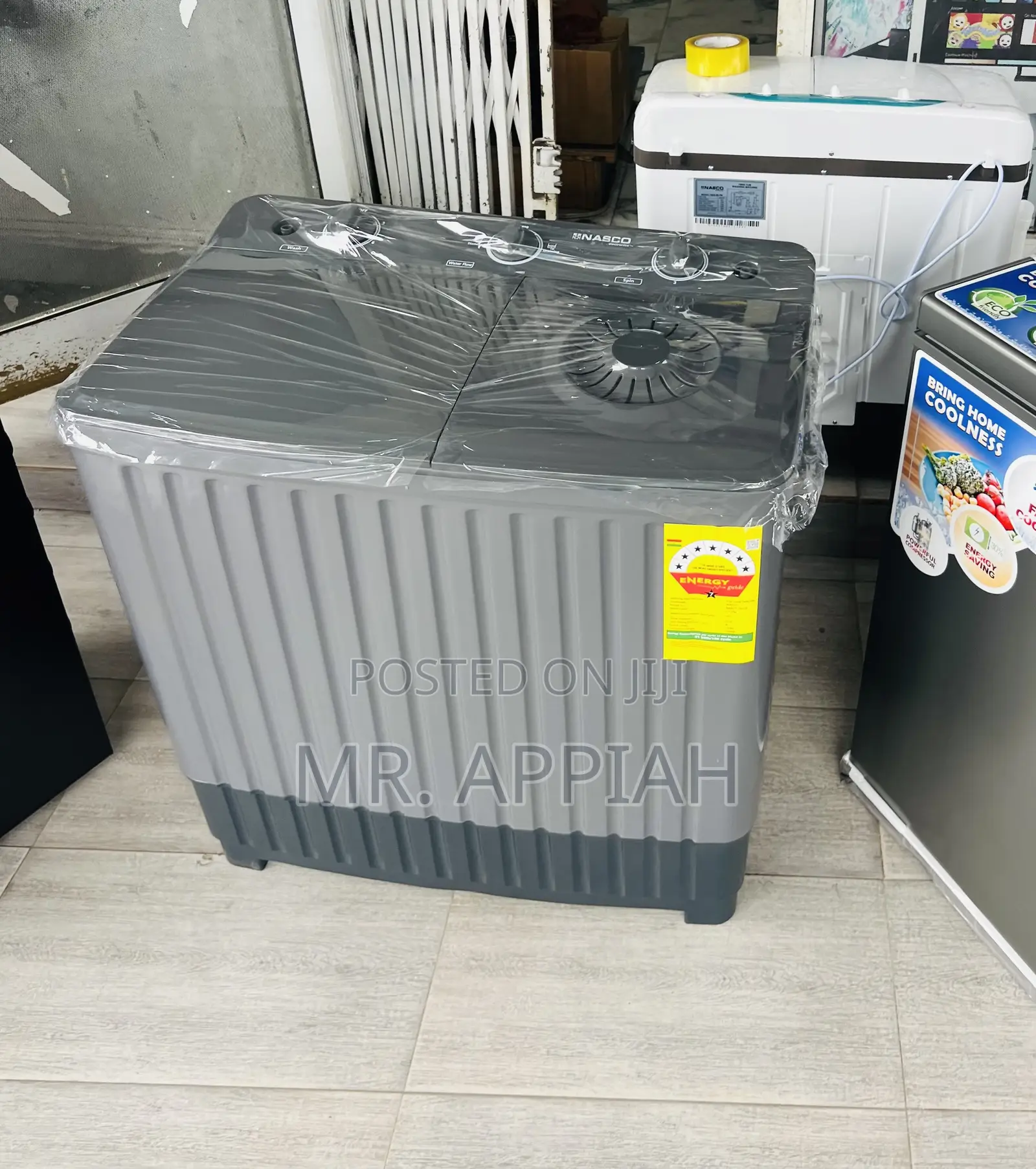 Reliable Semi-Automatic Electric Washing Machine(dark Gray)