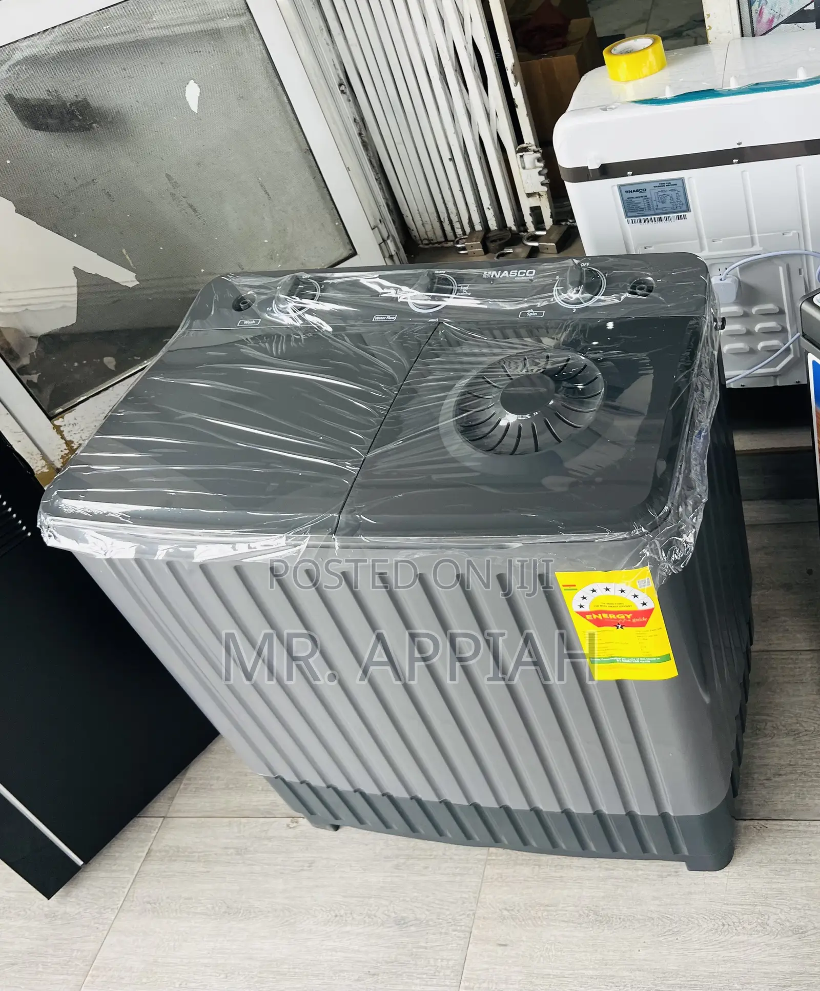 Reliable Semi-Automatic Electric Washing Machine(dark Gray)