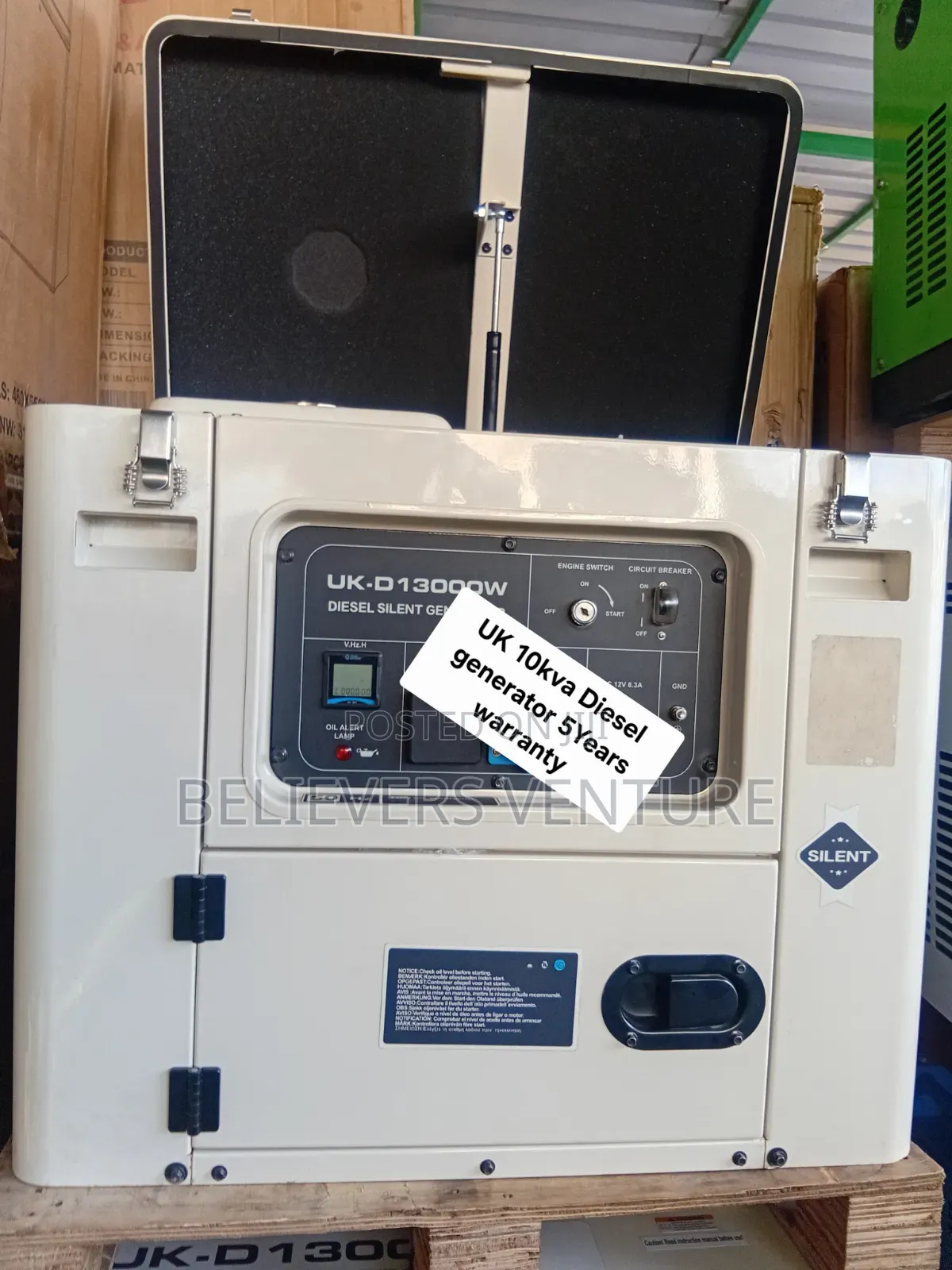 UK 10kVA Generator – Diesel Power You Can Depend On