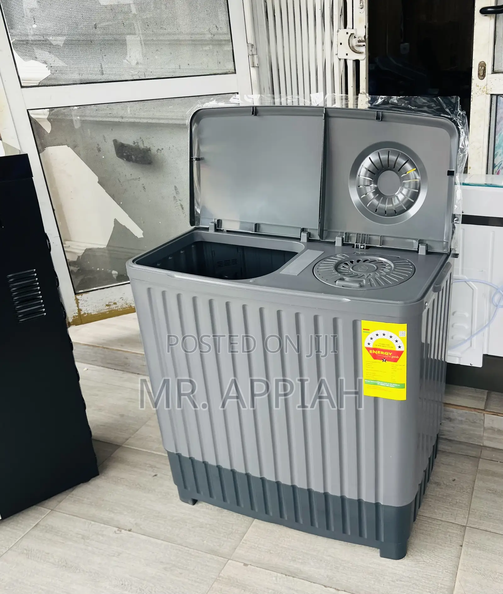 Semi-Automatic Top Load Nasco Washing Machine(dark Gray)