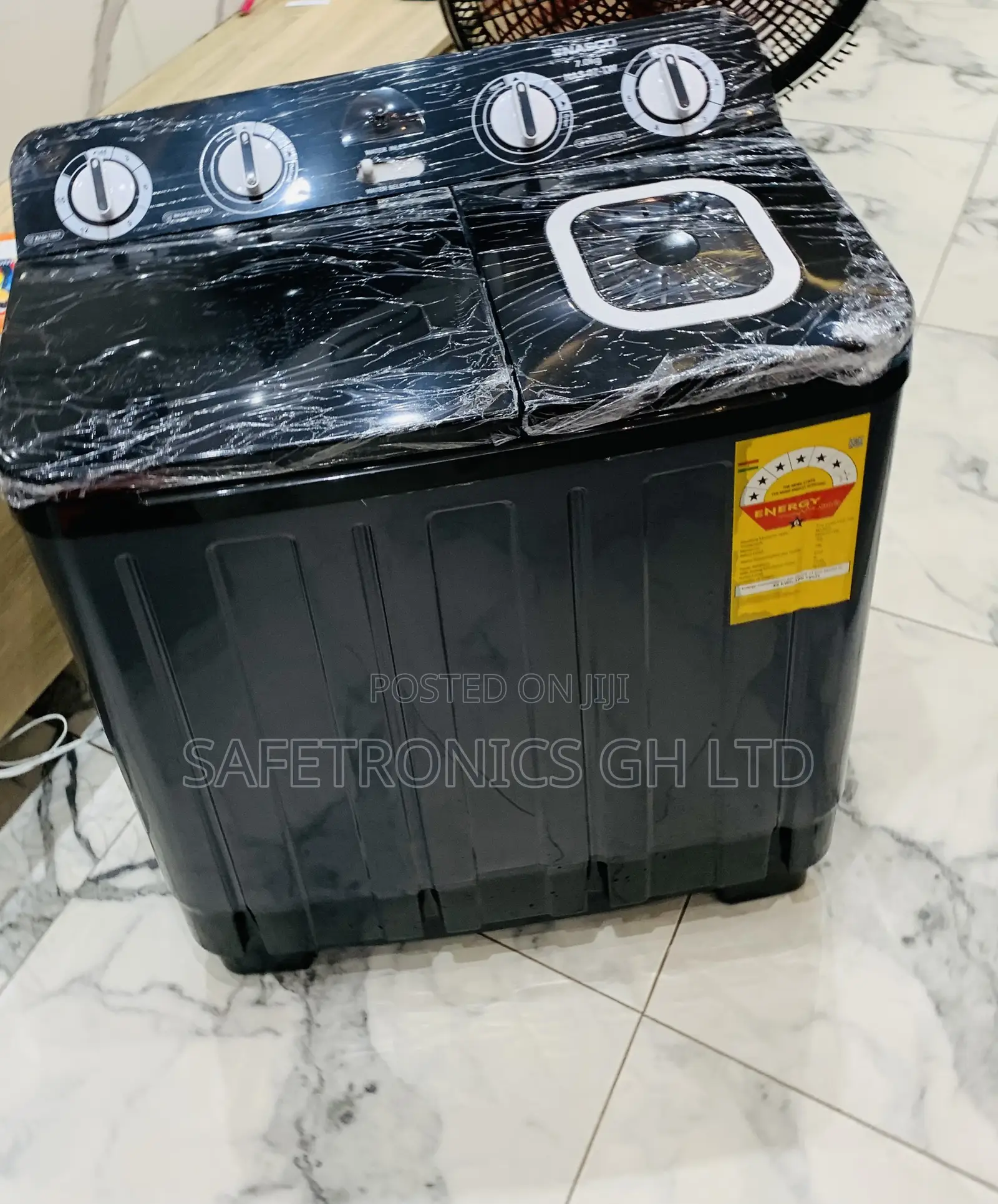 Enjoy Great Washing Machine Nasco 7kg Black
