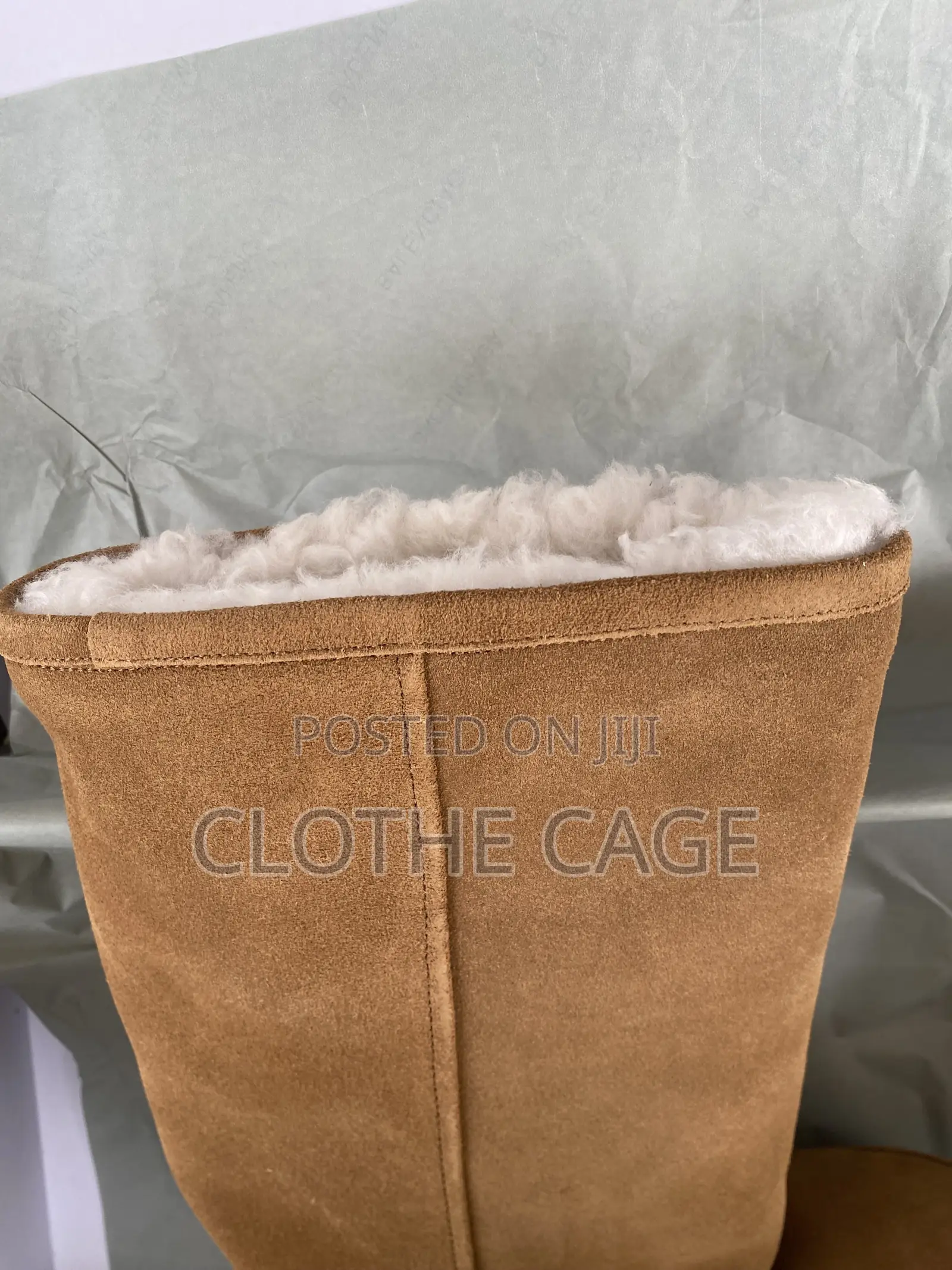 Balenciaga Alaska Fur High Boots