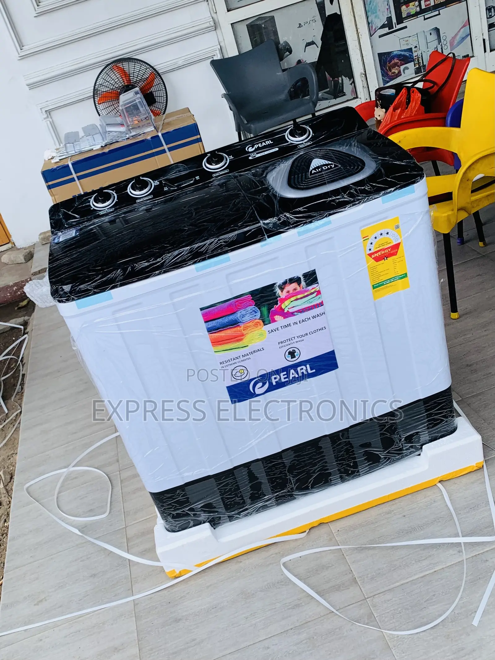 Limited Stock Pearl 11kg Topload Twintub Semi Automatic White