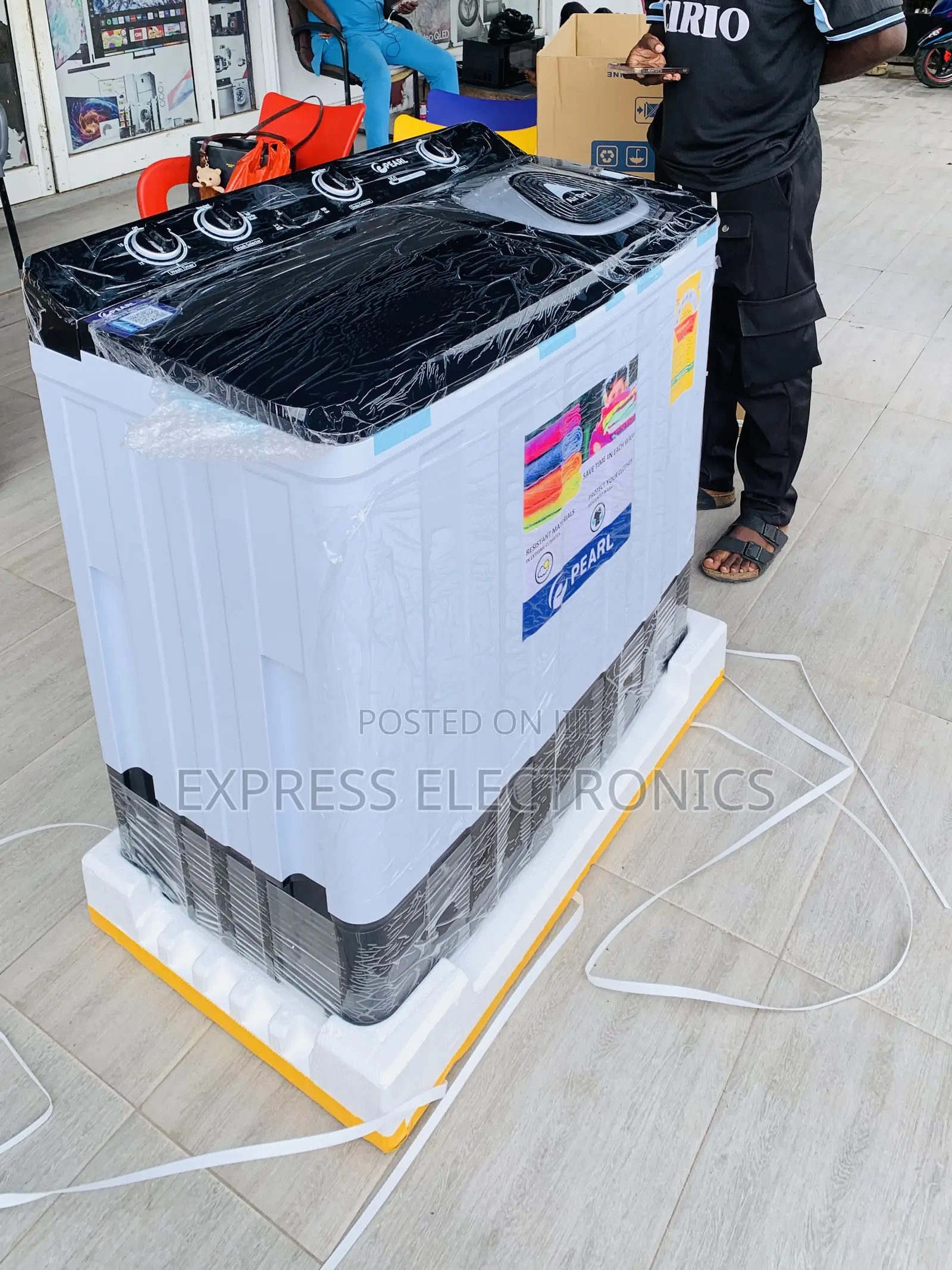 Hot Deals Pearl 12kg Topload Twintub Semi Automatic