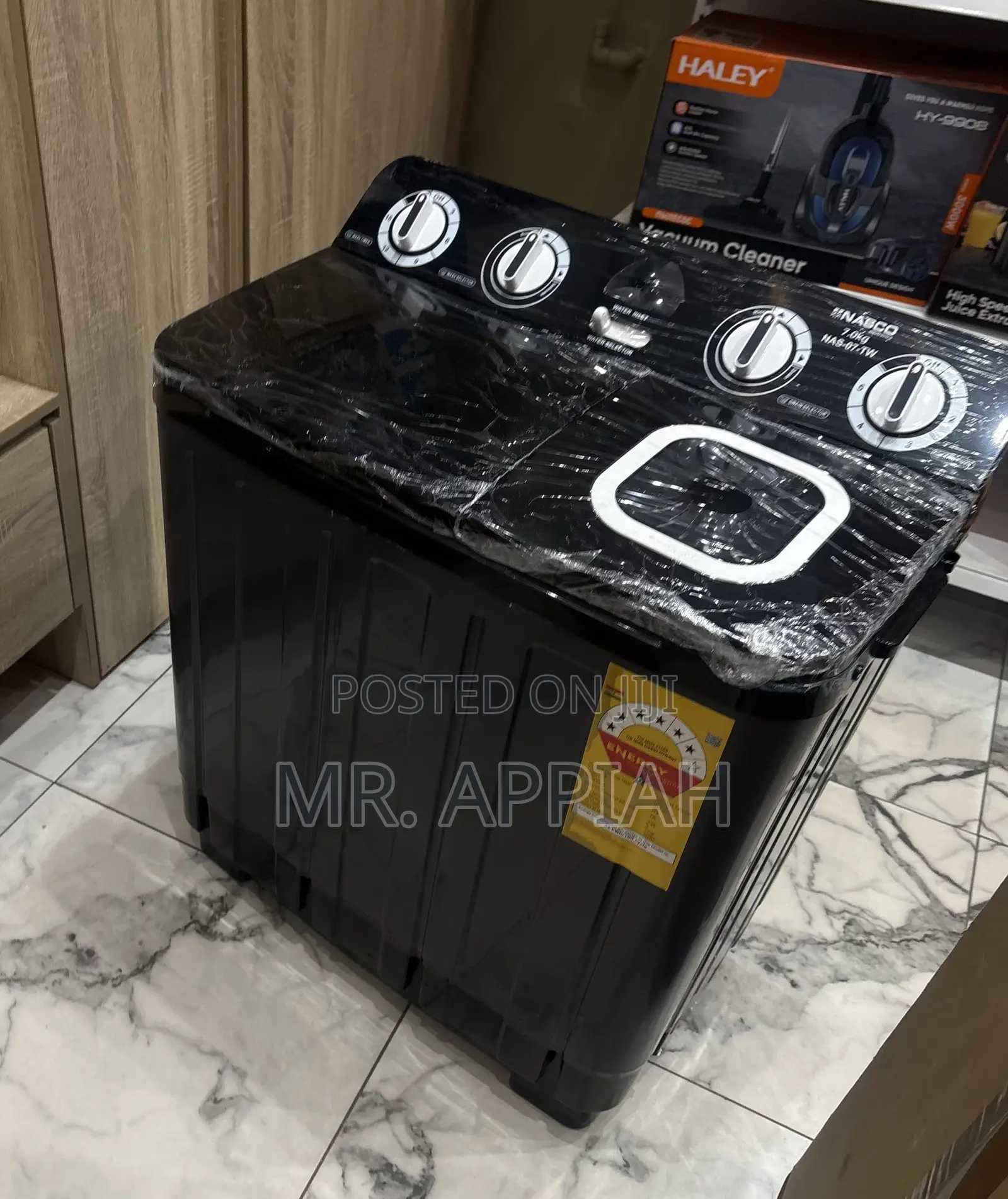 Make Laundry Day Easier With Nasco 7kg Washing Machine(dark Gray).