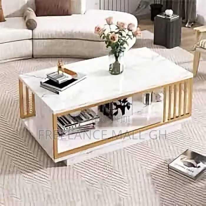 Black and Gold Center Table