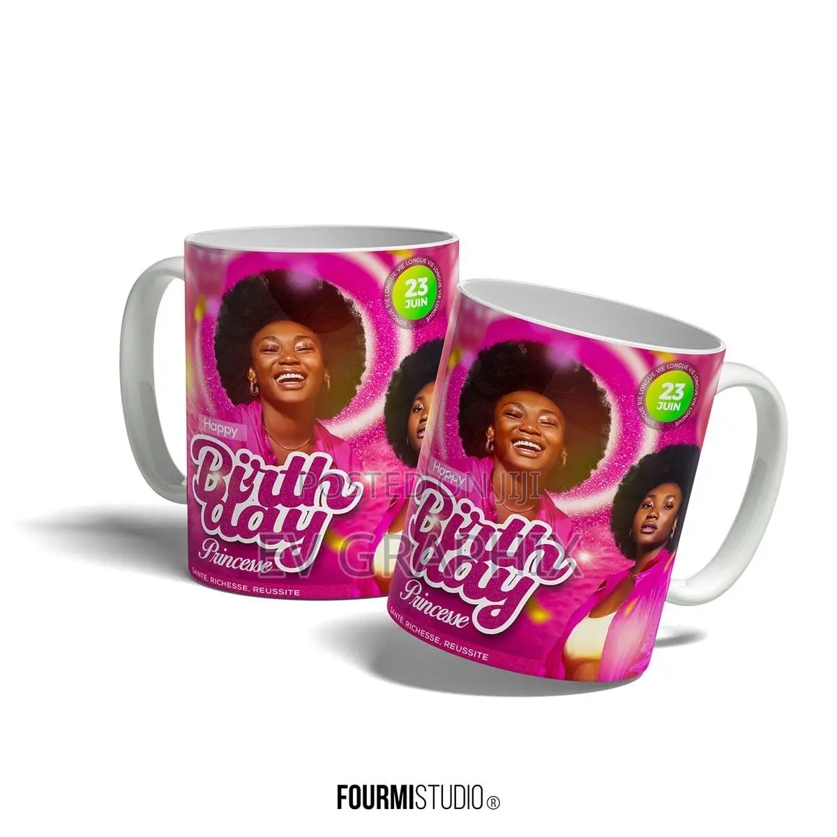 White Mug With Branding