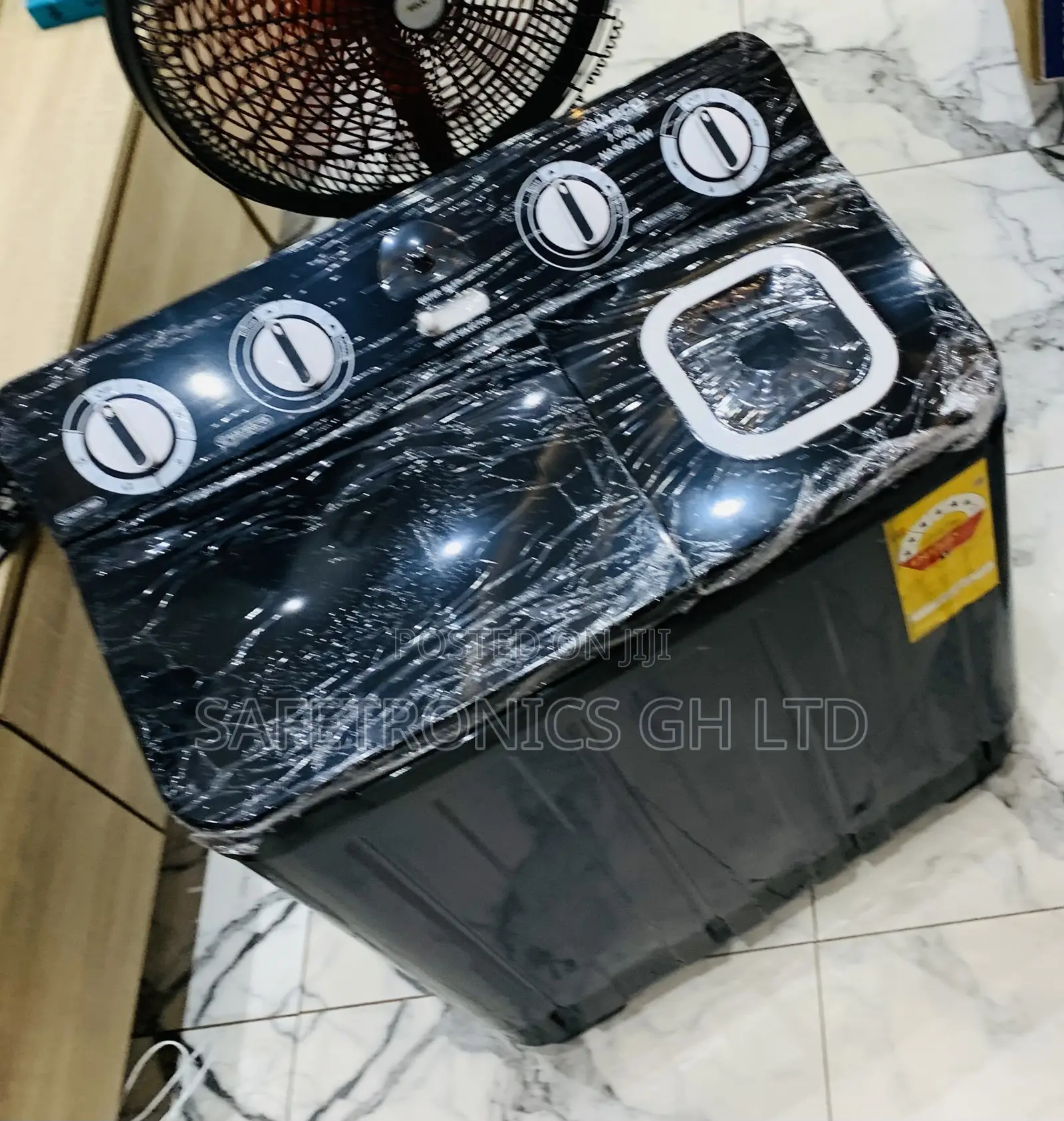 Just Grab Black 7kg Semiautomatic Nasco Washing Machine