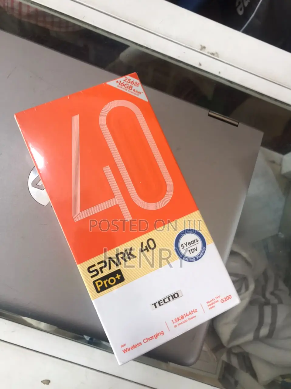 New Tecno Spark 40 Pro+ 256 GB Black