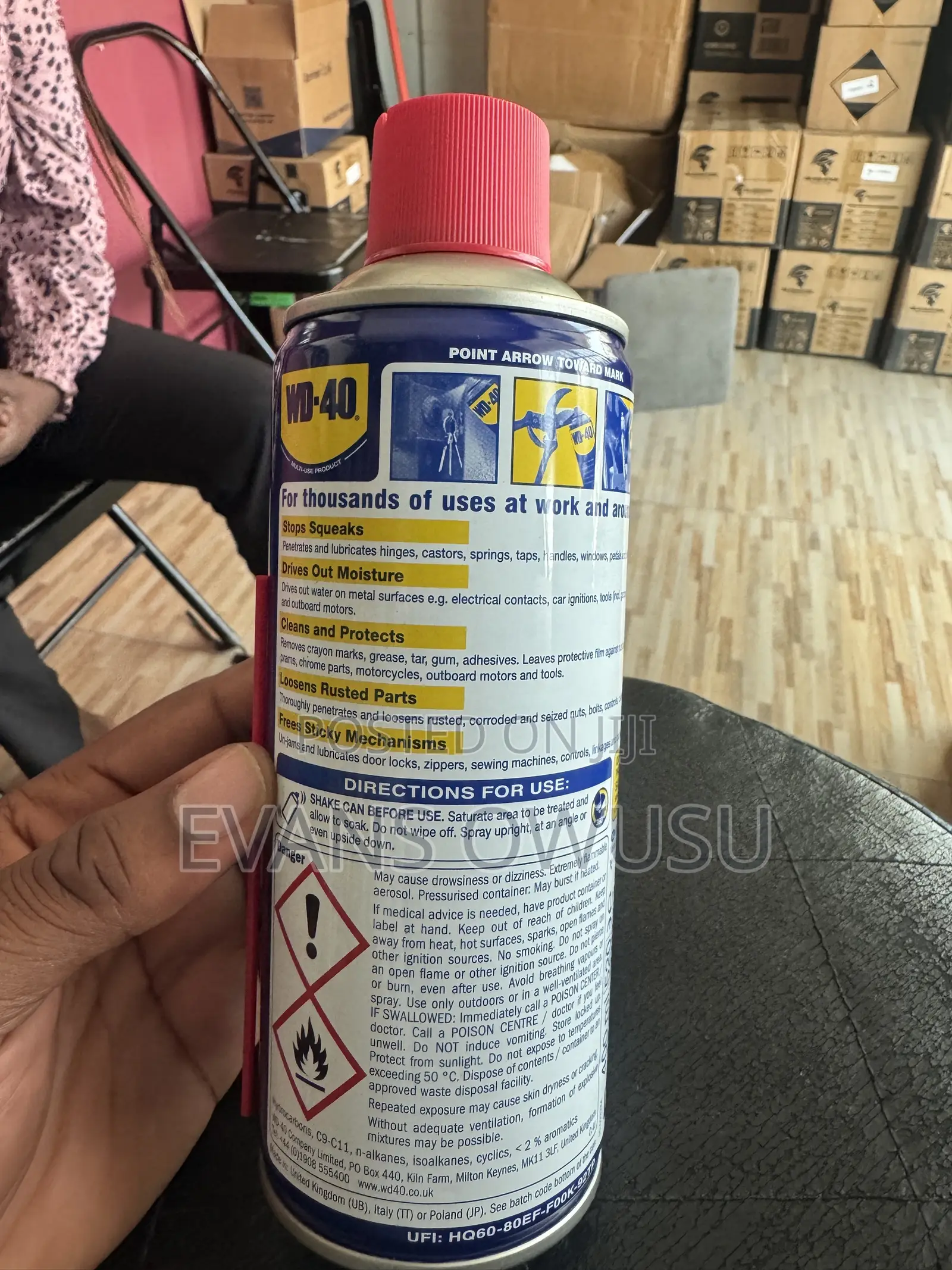 WD 40 Lubricant