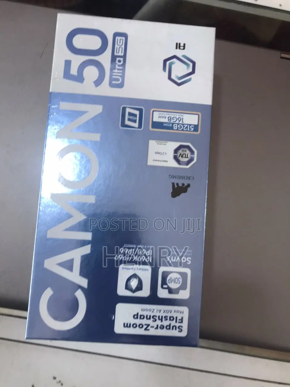 New Tecno Camon 50 Ultra 512 GB Black