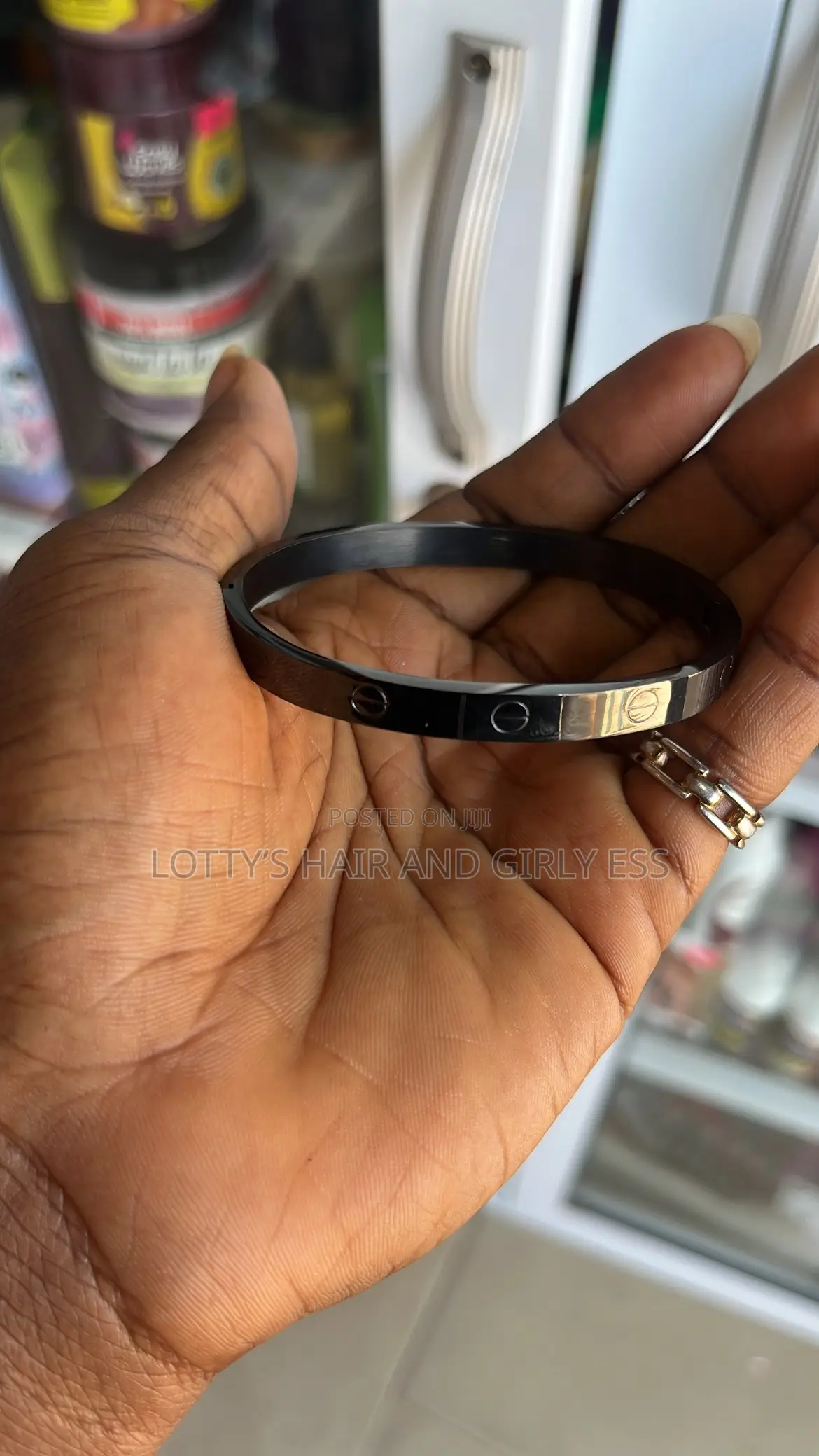 H-Bracelet-Black Stainless-Luxury Minimalist