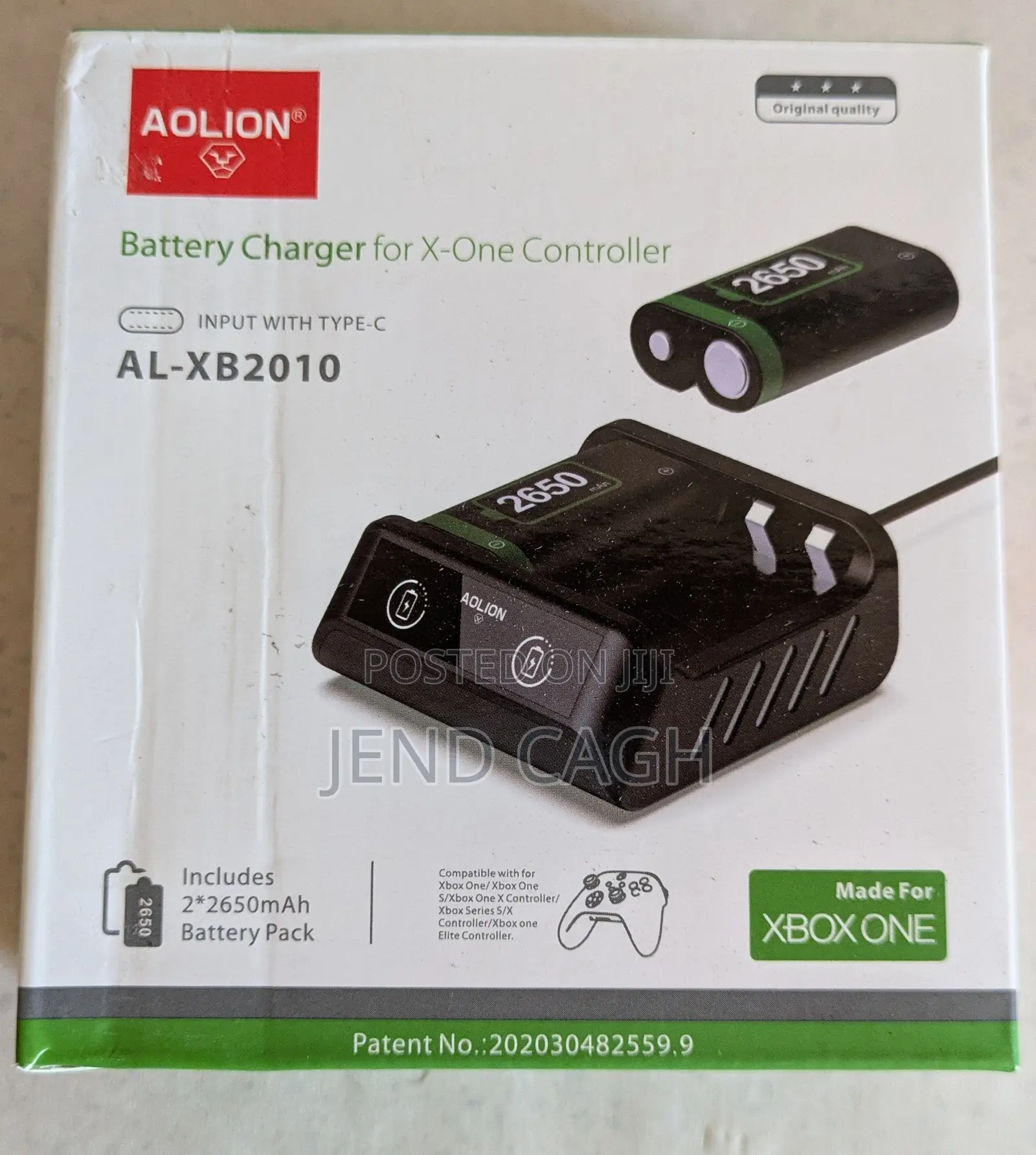 Aolion AL‐XB2010 Xbox One Controller Battery Charge