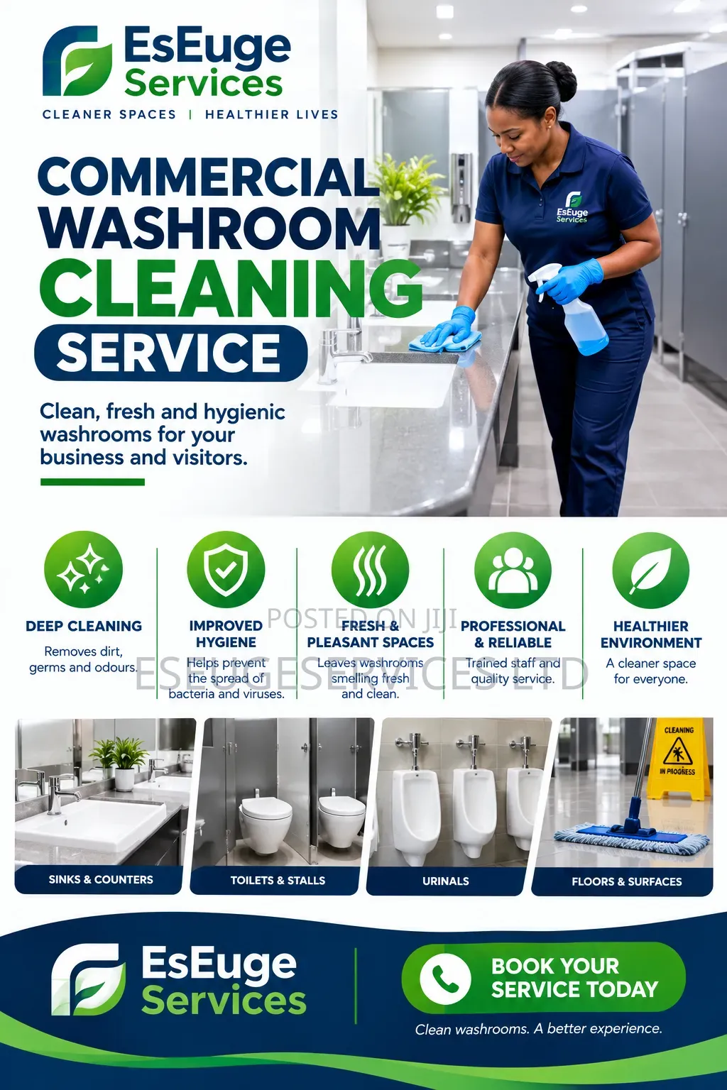 Commercial Washroom Cleaning Service – EsEuge Services