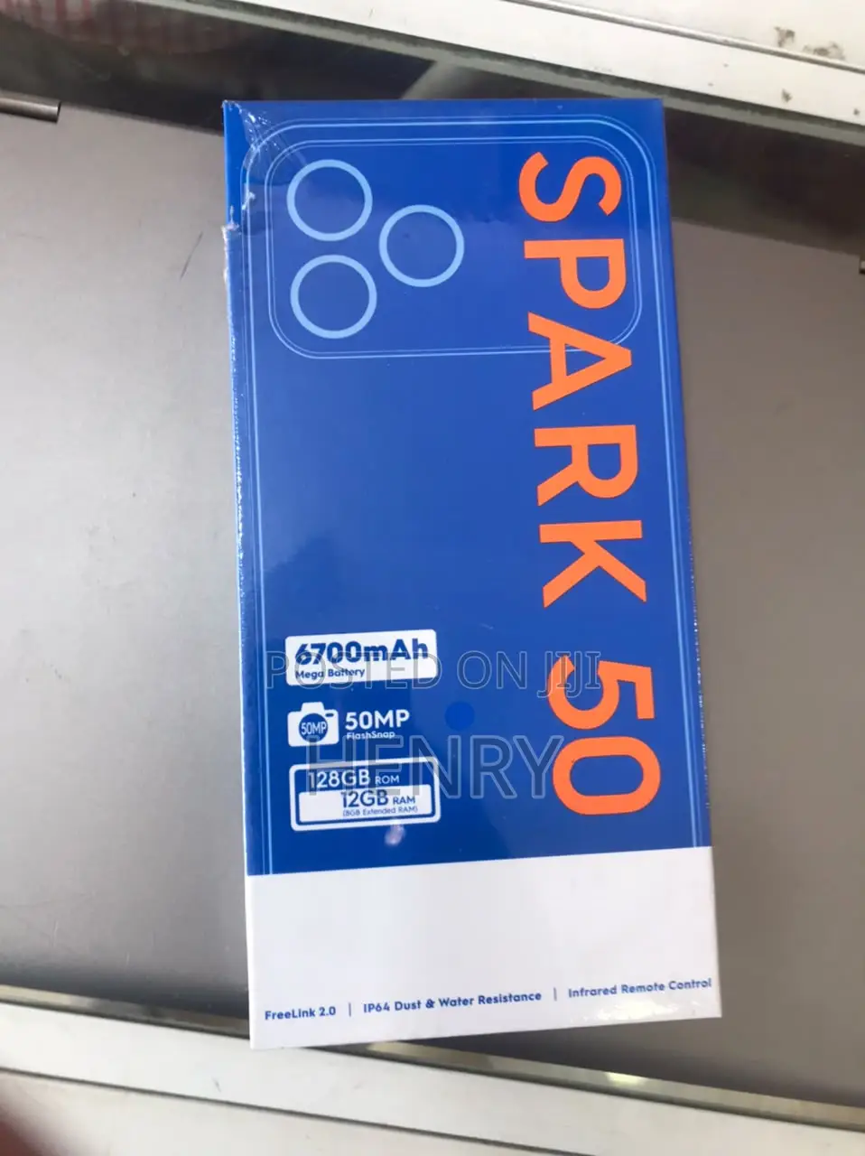 New Tecno Spark 50 128 GB Black