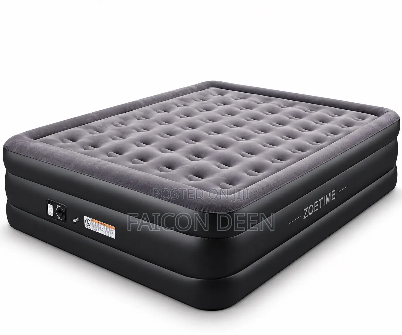 Portable Luxury Bedding ;Automatic Double Air Bed With an Inbuilt Pump