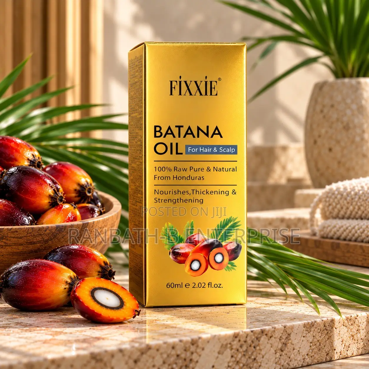 FIXXIÉ Batana Oil 60ml – Natural Hair & Scalp Care
