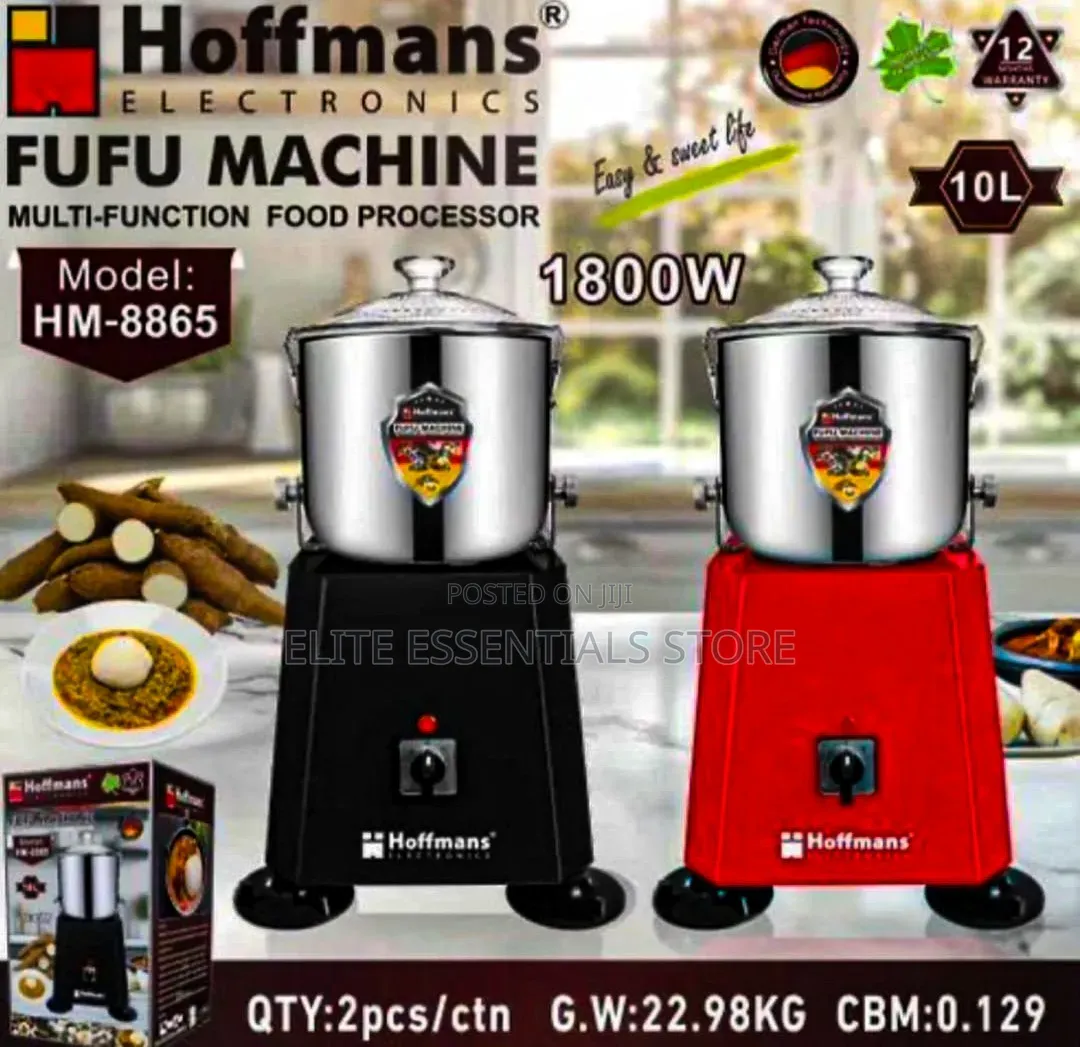 High Quality 10L Swallow Maker Food Processor for Fufu Banku Rice Ball