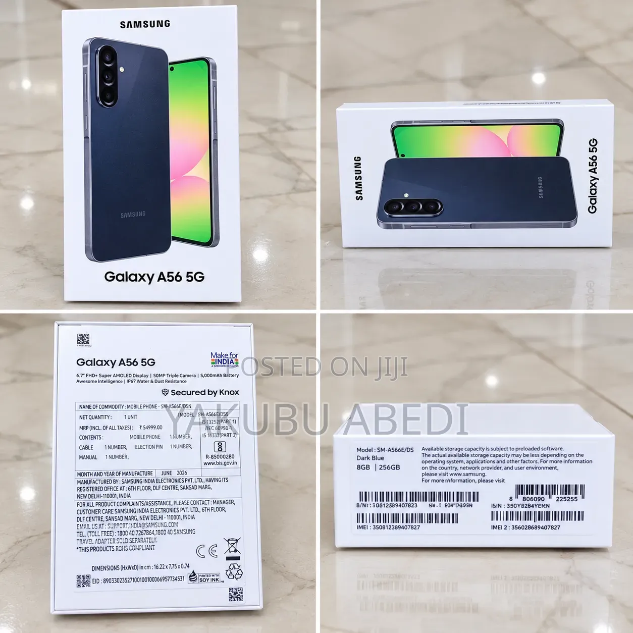 New Samsung Galaxy A56 256 GB Black