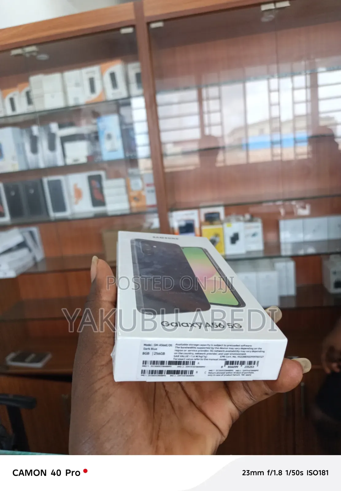 New Samsung Galaxy A56 256 GB Black