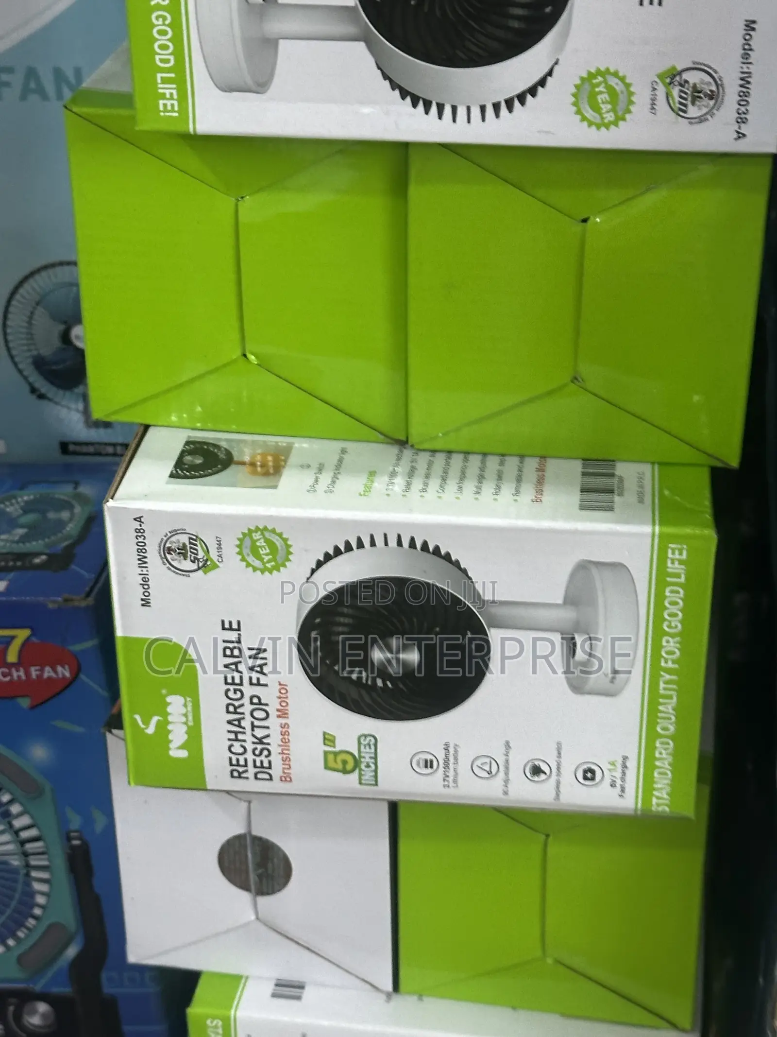 3in1 Rechargeable Potable Outdoor Fan With Good Quality