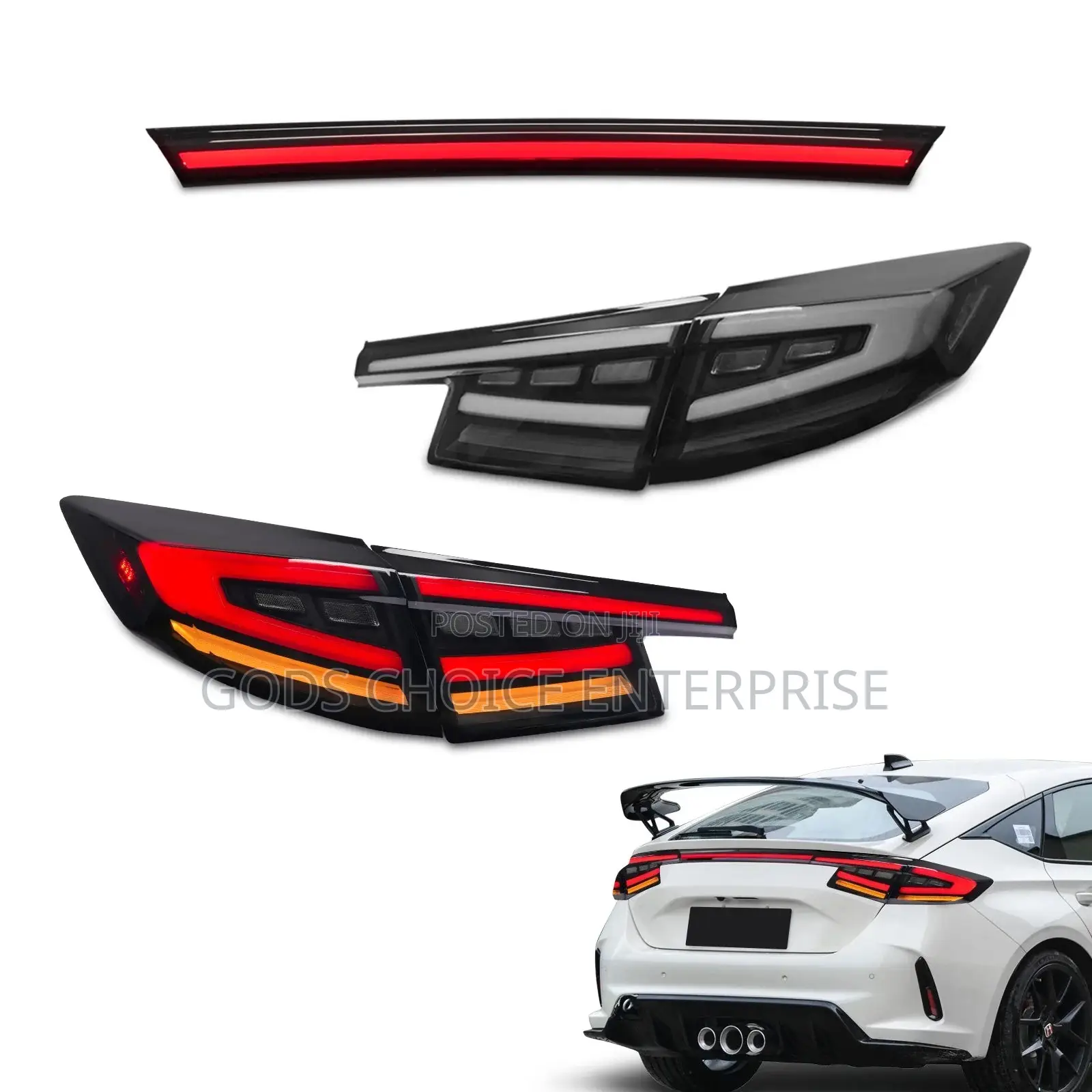 Complete Taillight and Boot Light Civic 2022-2023 Hatchback