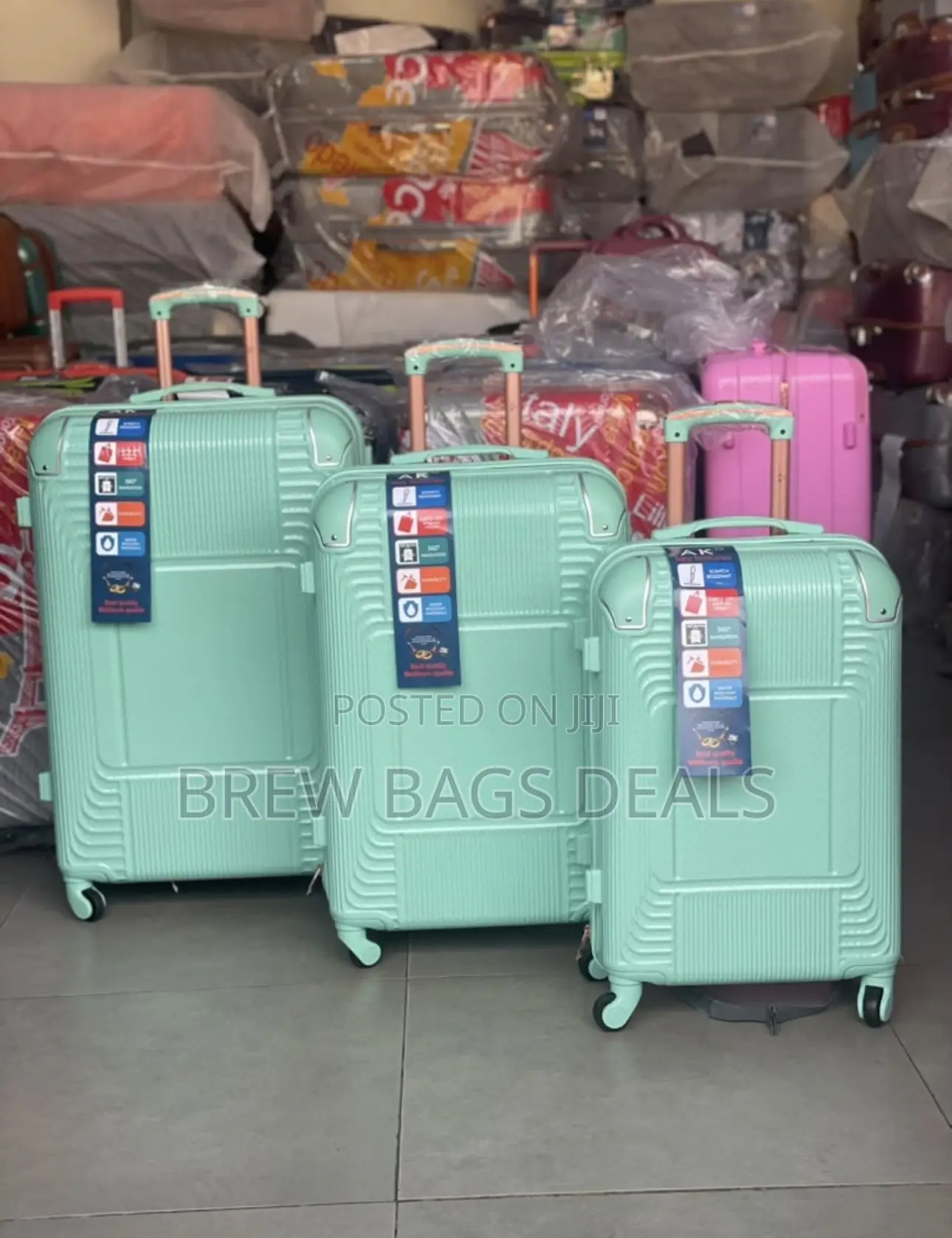 Premium Quality Ak 3set Silicon Unbreakable Engagement Bag.
