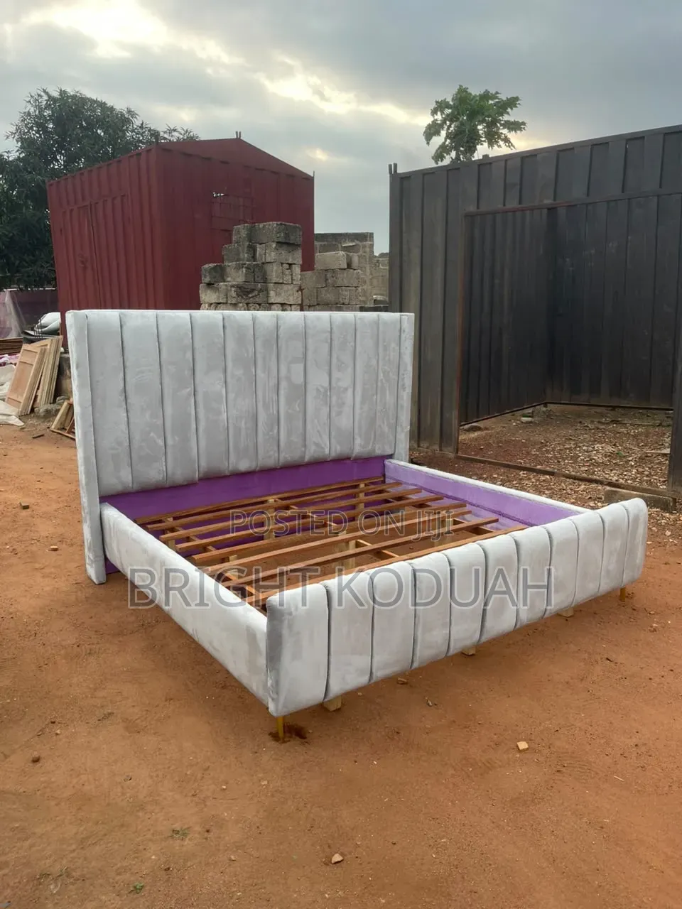 Large Ash King Size Bed Frame